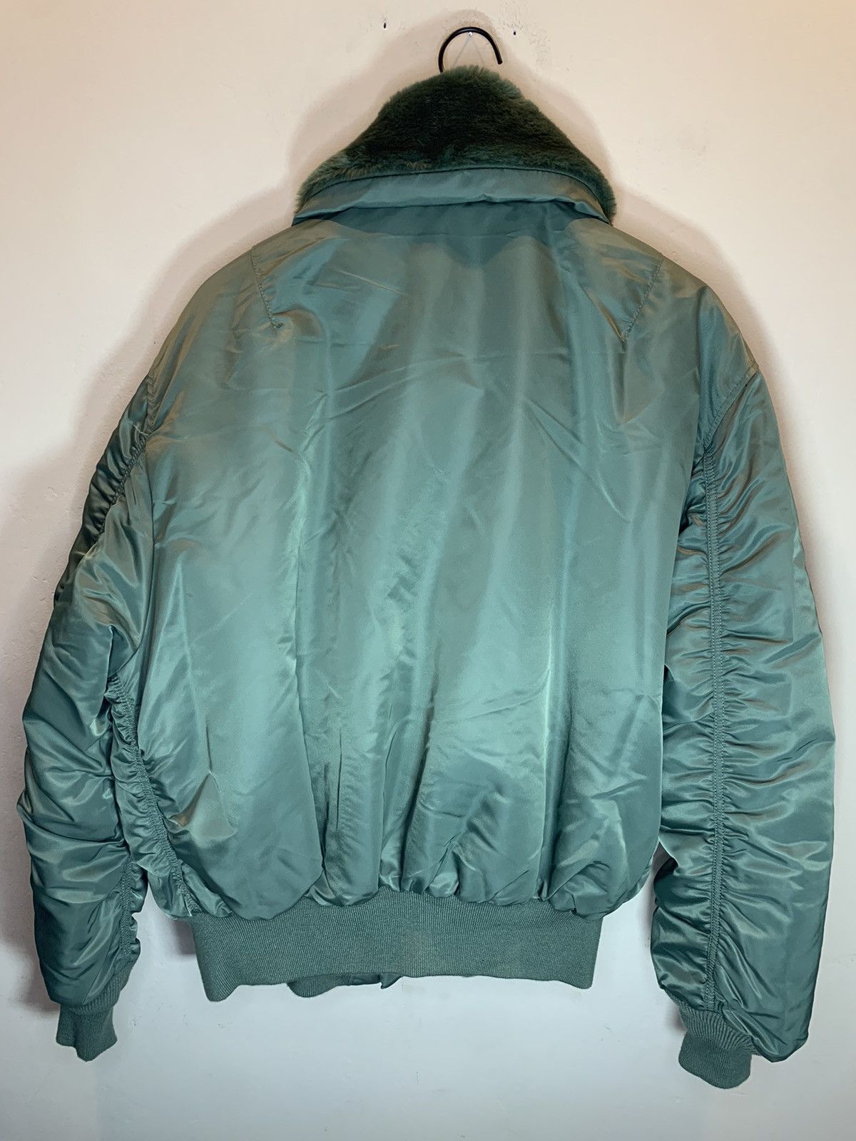 Alpha Industries *RARE* Alpha Industries B-15 Bomber Jacket Removable Collar Size US XXL / EU 58 / 5 - 3 Thumbnail