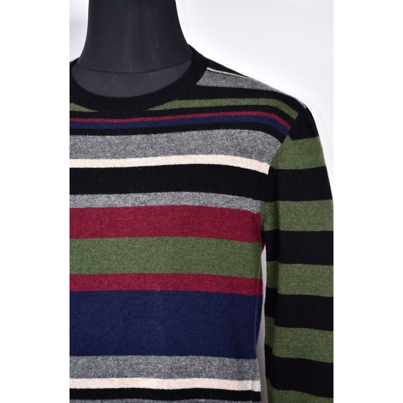 Nudie Jeans Nudie Jeans Pullover Sweater Striped Wool Men's Size S Knit Crew Neck Casual Multicolor Winter Spring Size US S / EU 44-46 / 1 - 4 Thumbnail