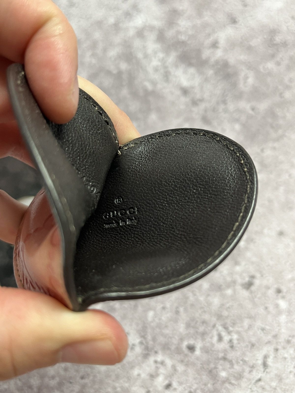 Gucci Gucci Heart Shaped Pocket Mirror With Leather Case Size ONE SIZE - 7 Thumbnail