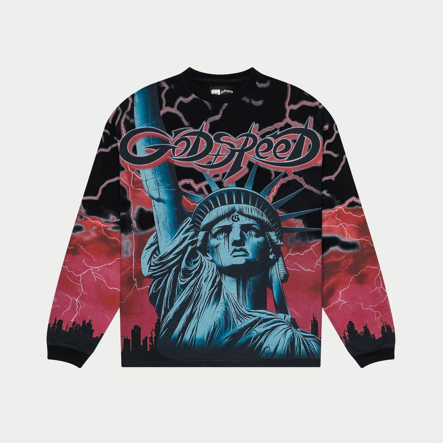 Godspeed Godspeed 'Voltage' Red LS Tee Size US S / EU 44-46 / 1 - 1 Thumbnail