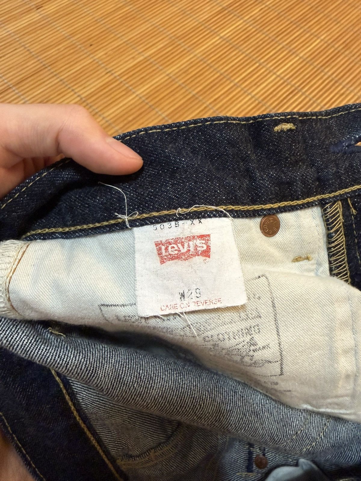 Levi's Levi’s 503bxx Japanese recreation made in japan Size US 28 / EU 44 - 9 Thumbnail