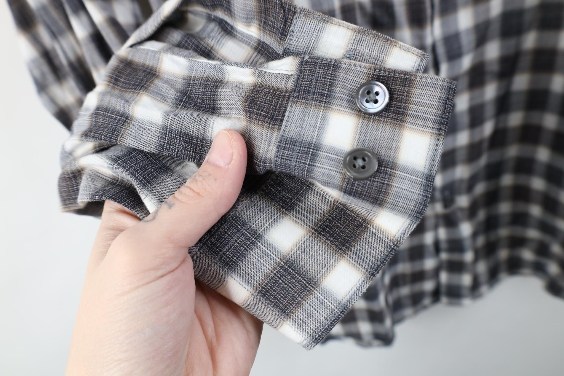 Theory Theory Irving Betton Check Plaid Collared Button Shirt Size US M / EU 48-50 / 2 - 7 Thumbnail