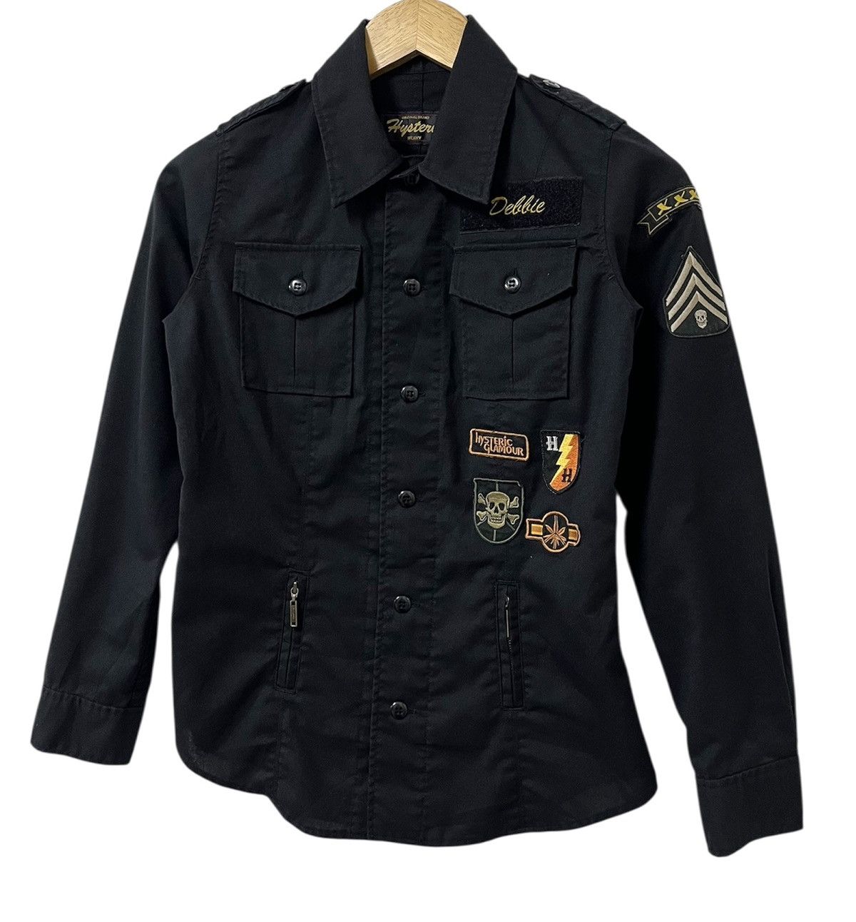 Hysteric Glamour HYSTERIC GLAMOUR DEBBIE HARRY MILITARY STYLE SAFARI SHIRT Size S / US 4 / IT 40 - 4 Thumbnail