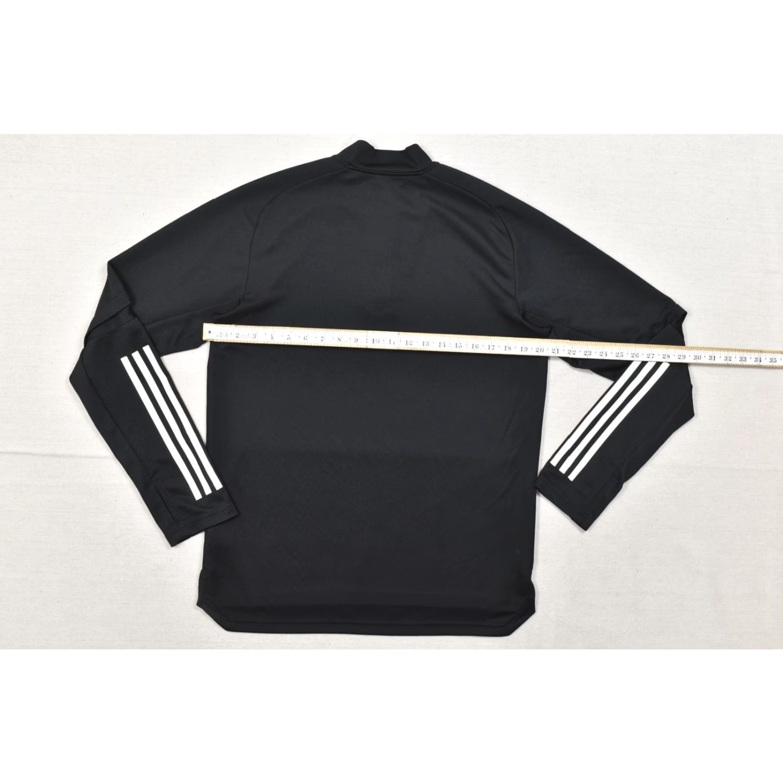 Adidas Adidas Pullover 1/4 Zip Soccer Jacket Aeroready Men M Black Sweatshirt Active Training Jacket Size US M / EU 48-50 / 2 - 2 Thumbnail