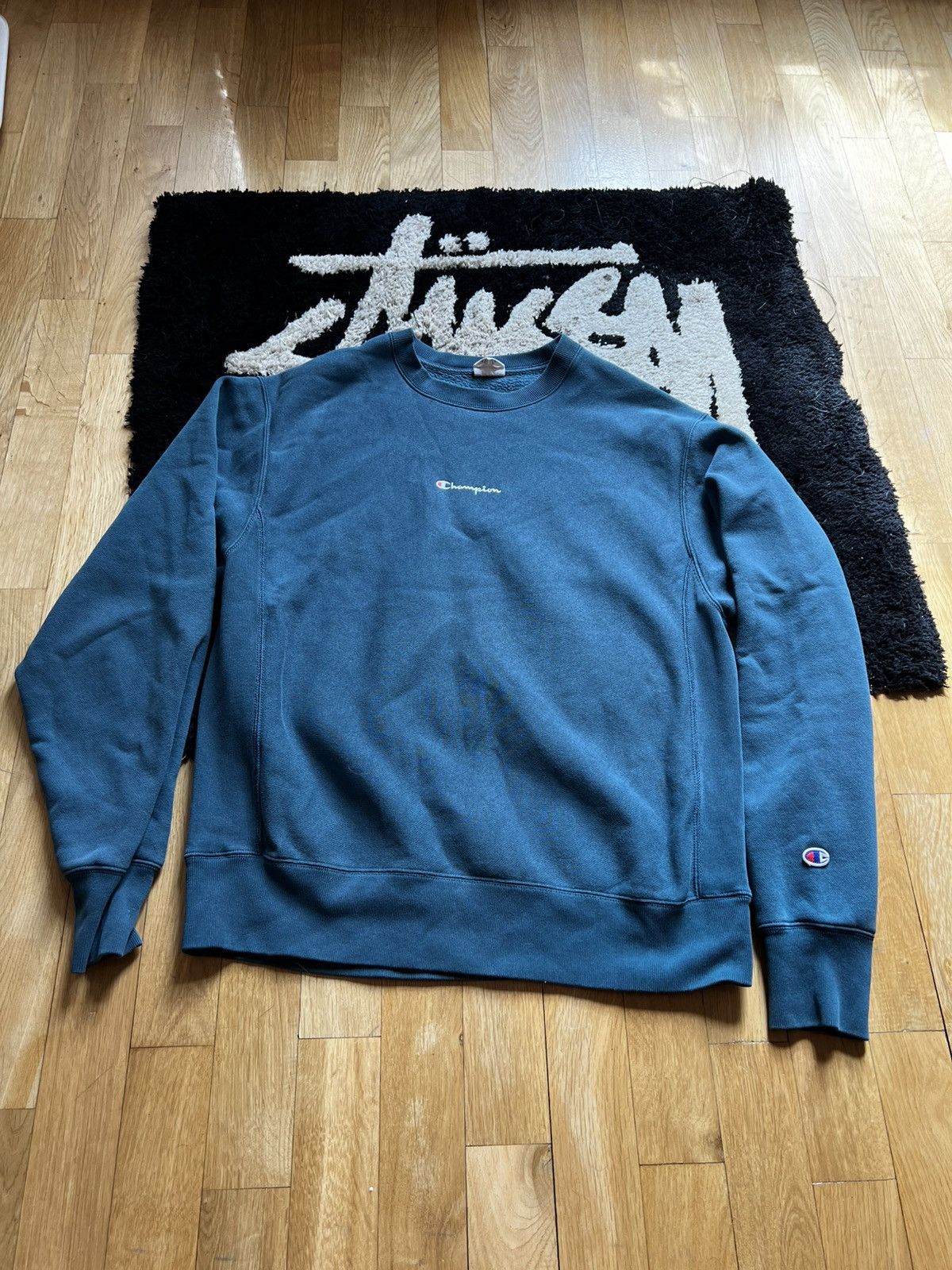 Champion × Vintage Vintage Y2K CHAMPION Crewneck sweatshirt Medium size Size US M / EU 48-50 / 2 - 1 Thumbnail