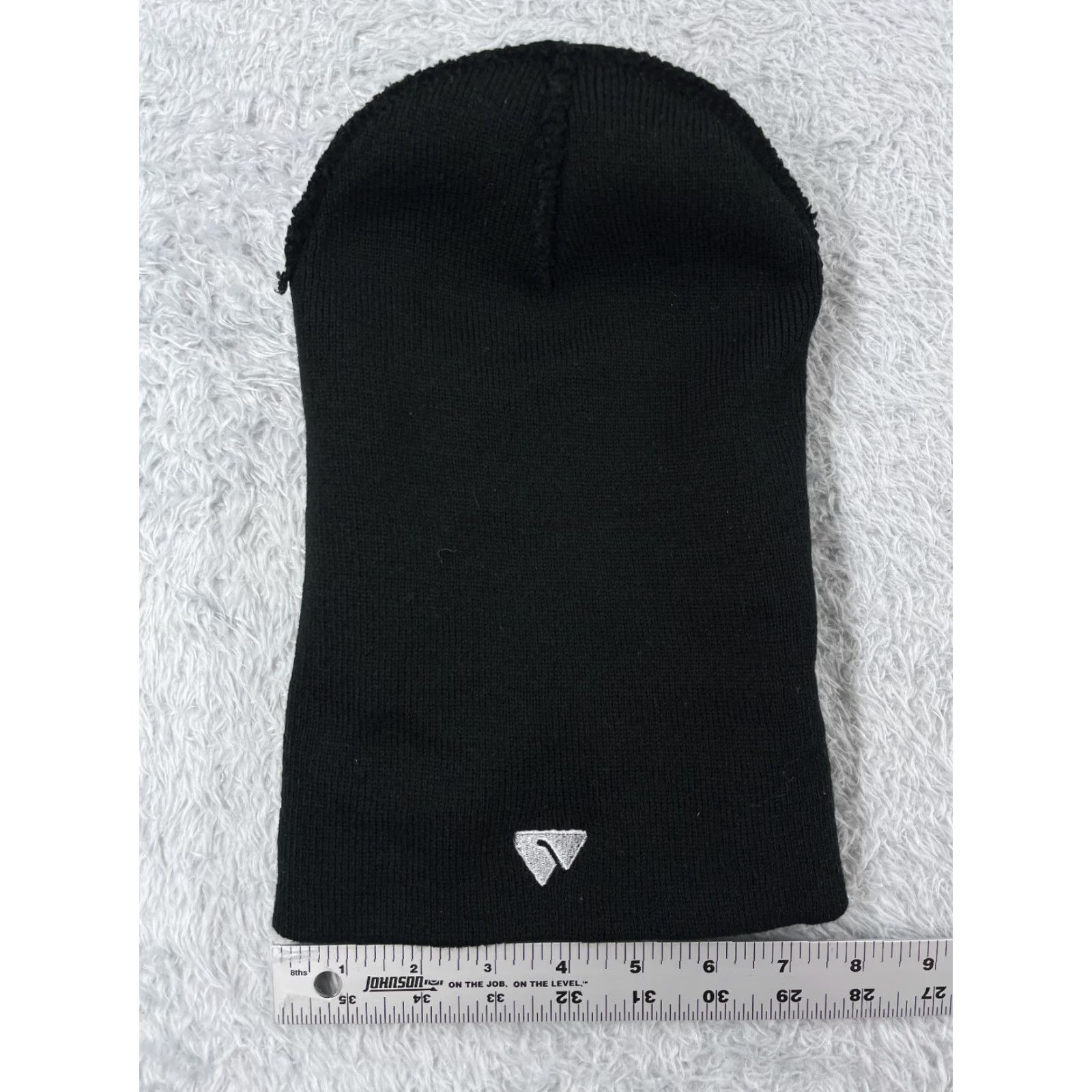Vintage PromoHeadwear Beanie Hats One Size Adult Black Knit Acrylic Mountain Peaks Outdoor Ski Beanie Mens Womens Size ONE SIZE - 5 Thumbnail