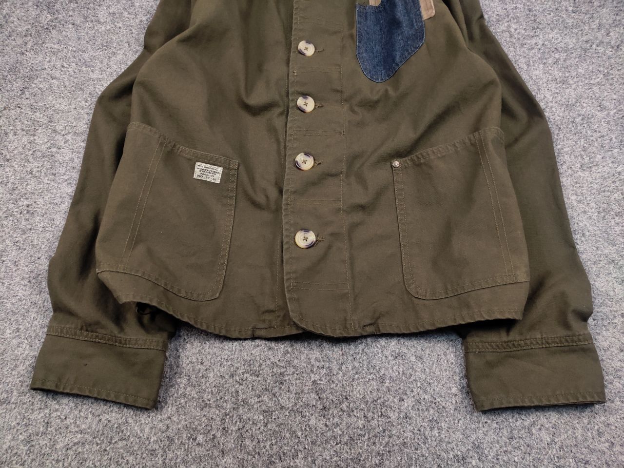 Japanese Brand Vintage Japanese Hand Crafted Work Canvas pocket Jacket Size US XL / EU 56 / 4 - 4 Thumbnail