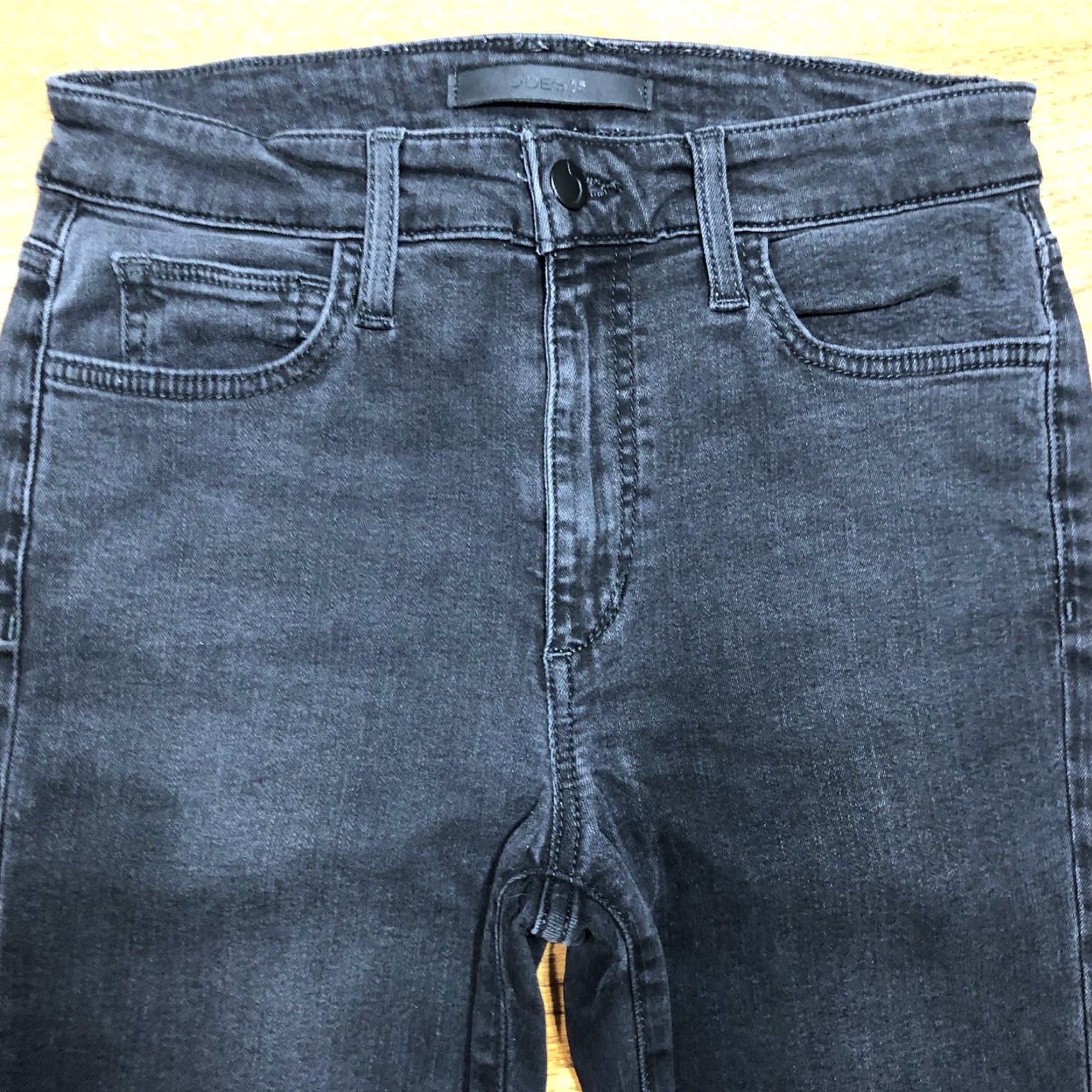 Vintage Joes Jeans The Charlie Flawless High Rise Skinny Ankle Womens 26 X 28 Iman Black Size 27" / US 4 / IT 40 - 4 Thumbnail