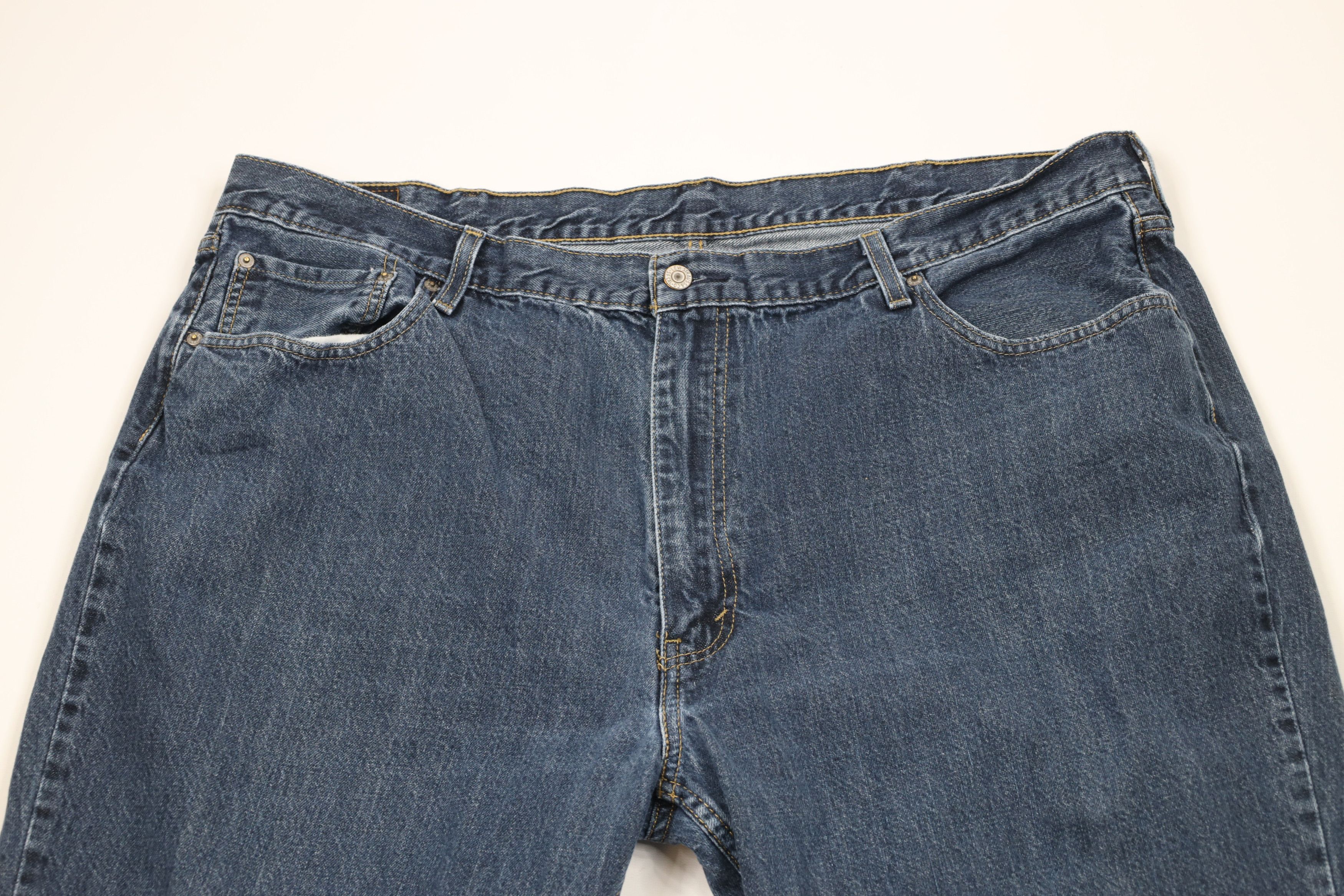 Levi's × Vintage Vintage Y2K Levis 559 Relaxed Straight Wide Leg Denim Jeans Size US 44 / EU 60 - 2 Thumbnail