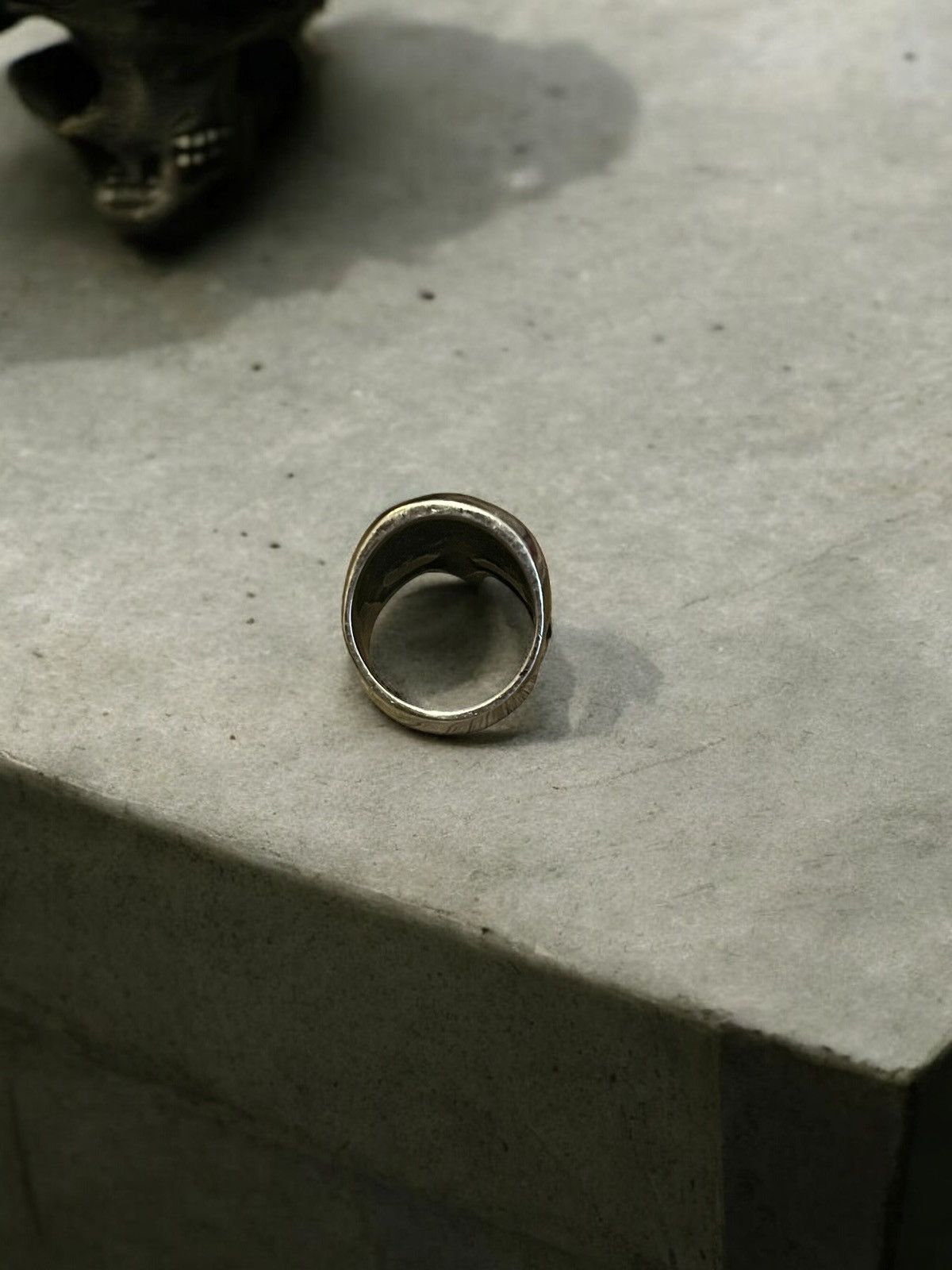 Other Edgy Stainless Steel Punisher Skull Ring- Bold Rock Style Size ONE SIZE - 3 Thumbnail