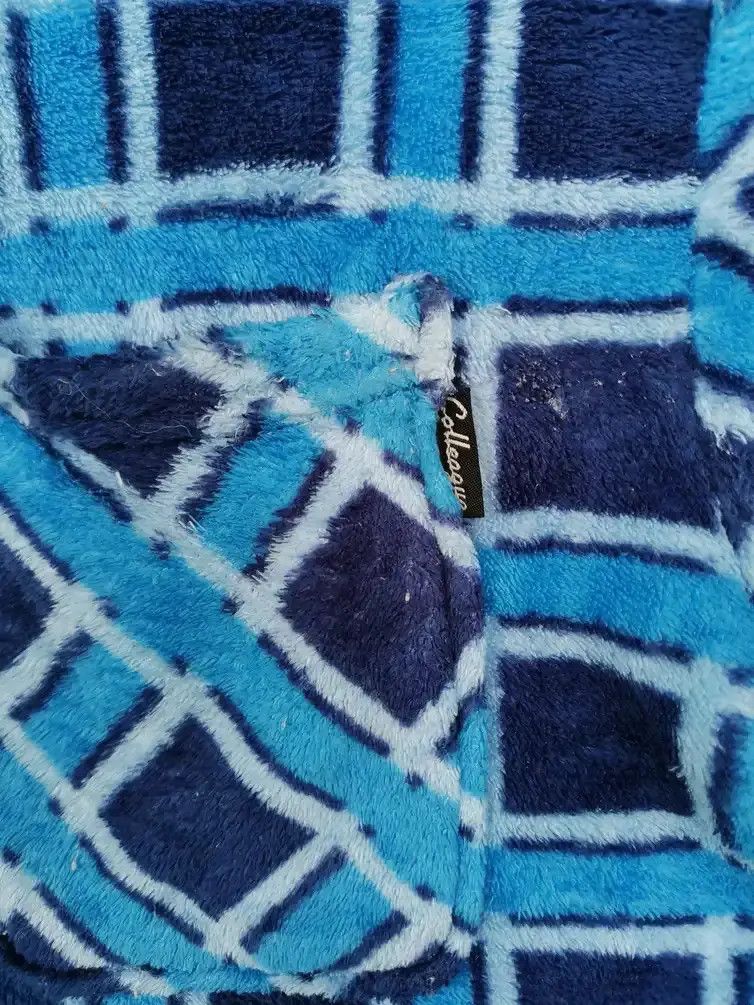 Japanese Brand Rare!!! Colleague Micro Fleece Checkered Sweaters Size US L / EU 52-54 / 3 - 4 Thumbnail