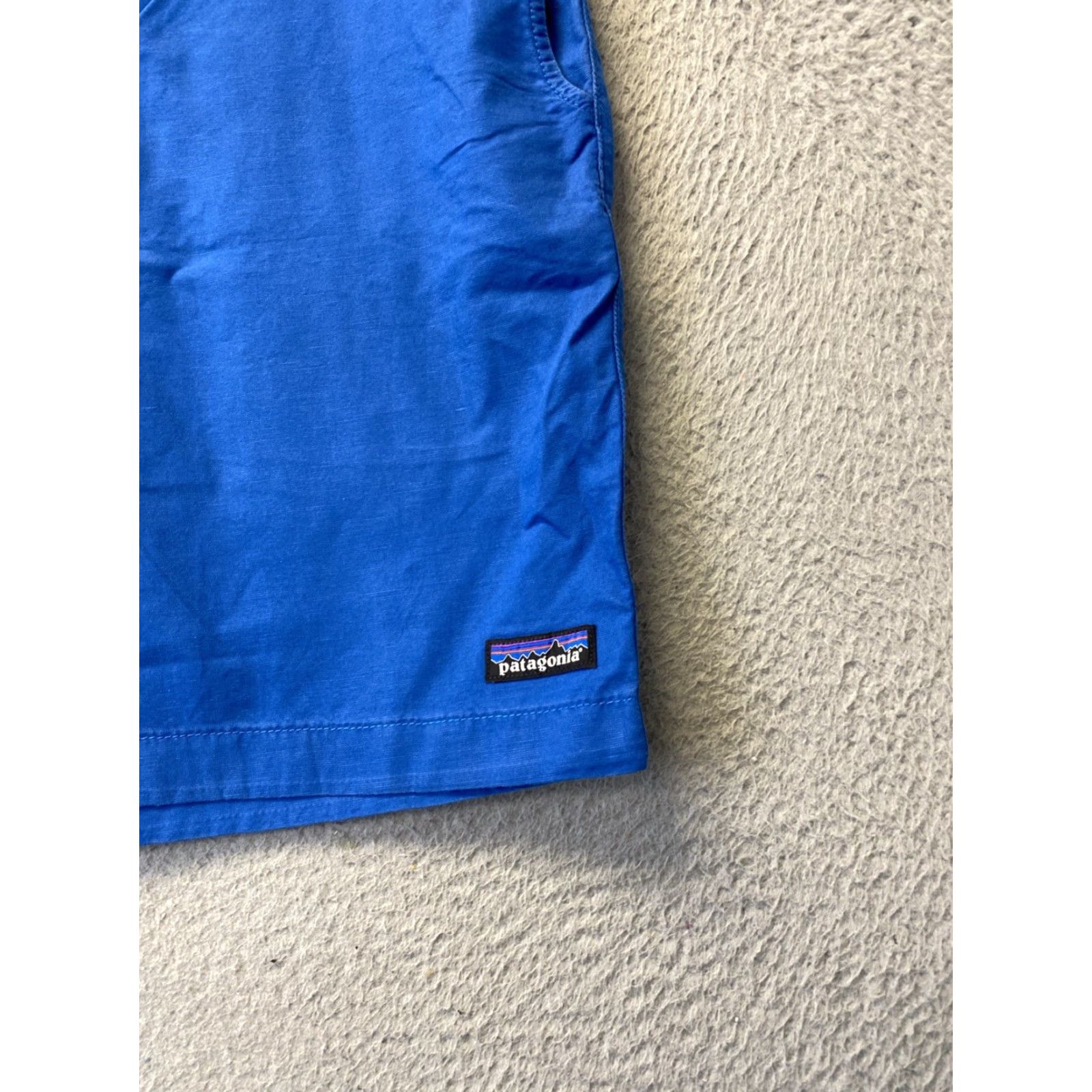 Patagonia Patagonia Shorts Mens 34 Royale Blue Lightweight Hemp All Wear 9.5" /120-38 Size US 34 / EU 50 - 2 Thumbnail