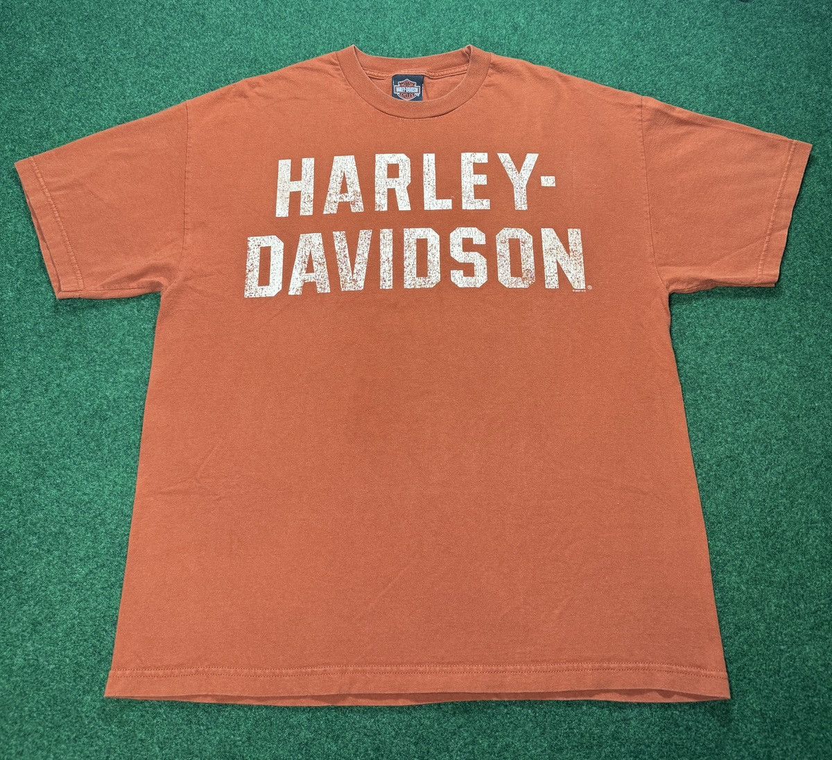 Harley Davidson Y2K Harley Davidson Motorcycles Spell Out Biker T Shirt Size US XL / EU 56 / 4 - 1 Thumbnail