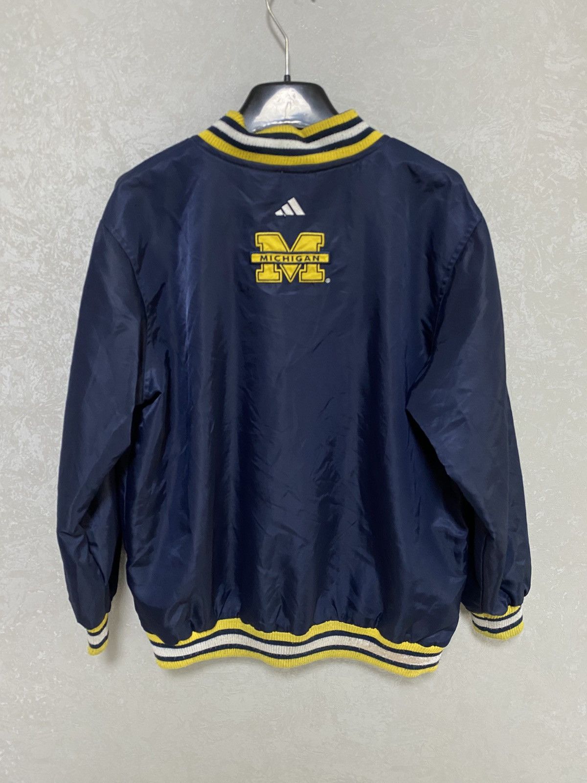 Adidas Vintage 80s Adidas made in Hong Kong Michigan Wolverines Size US M / EU 48-50 / 2 - 6 Thumbnail