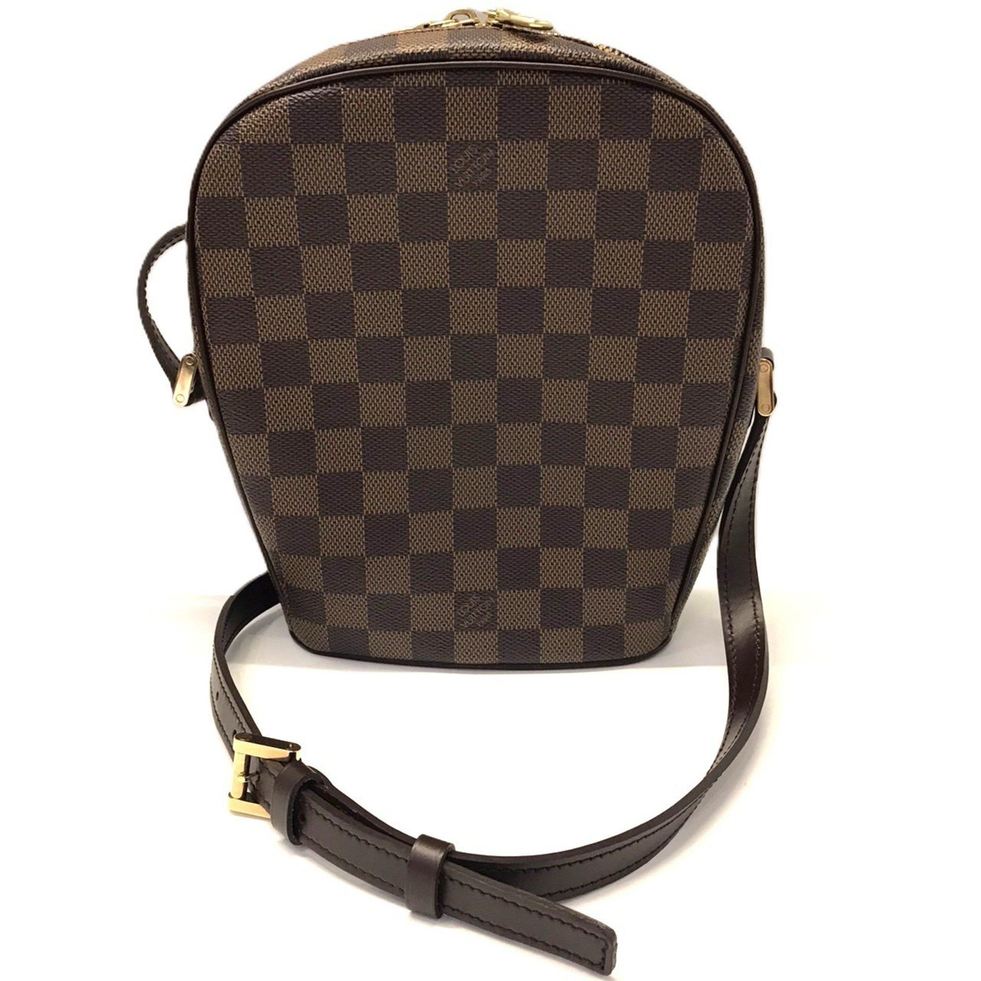 Louis Vuitton Louis Vuitton Ipanema PM Damier Ebene Shoulder Bag Brown Leather Pochette N51294 LOUIS VUITTON Size ONE SIZE - 1 Thumbnail