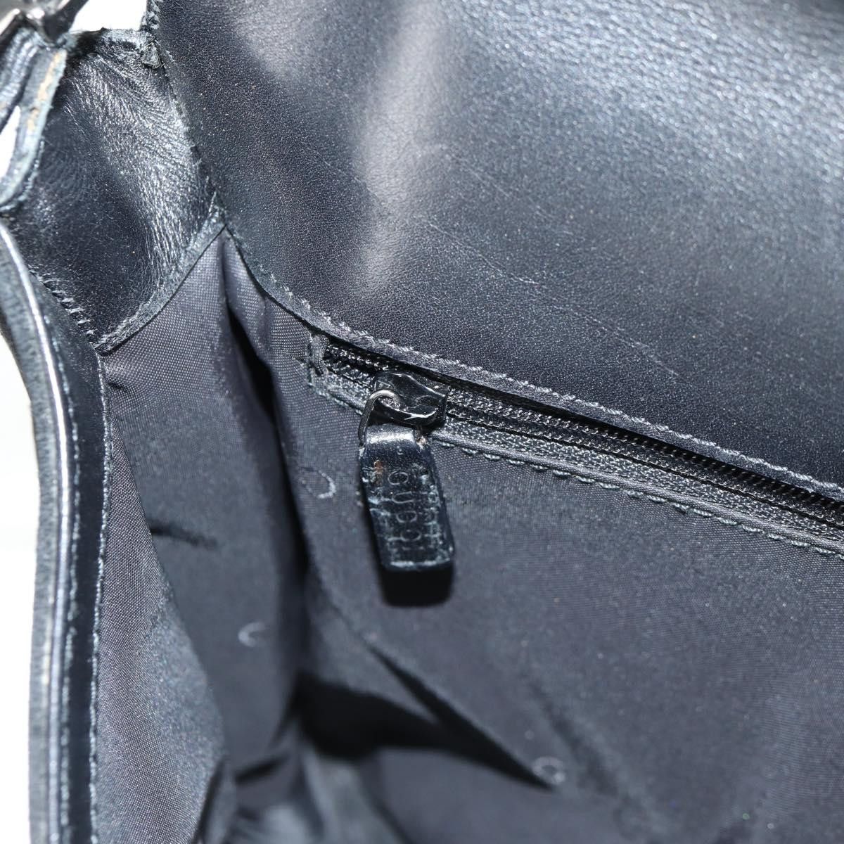 Gucci GUCCI Shoulder Bag Suede Black Silver 001 001 Size ONE SIZE - 23 Thumbnail