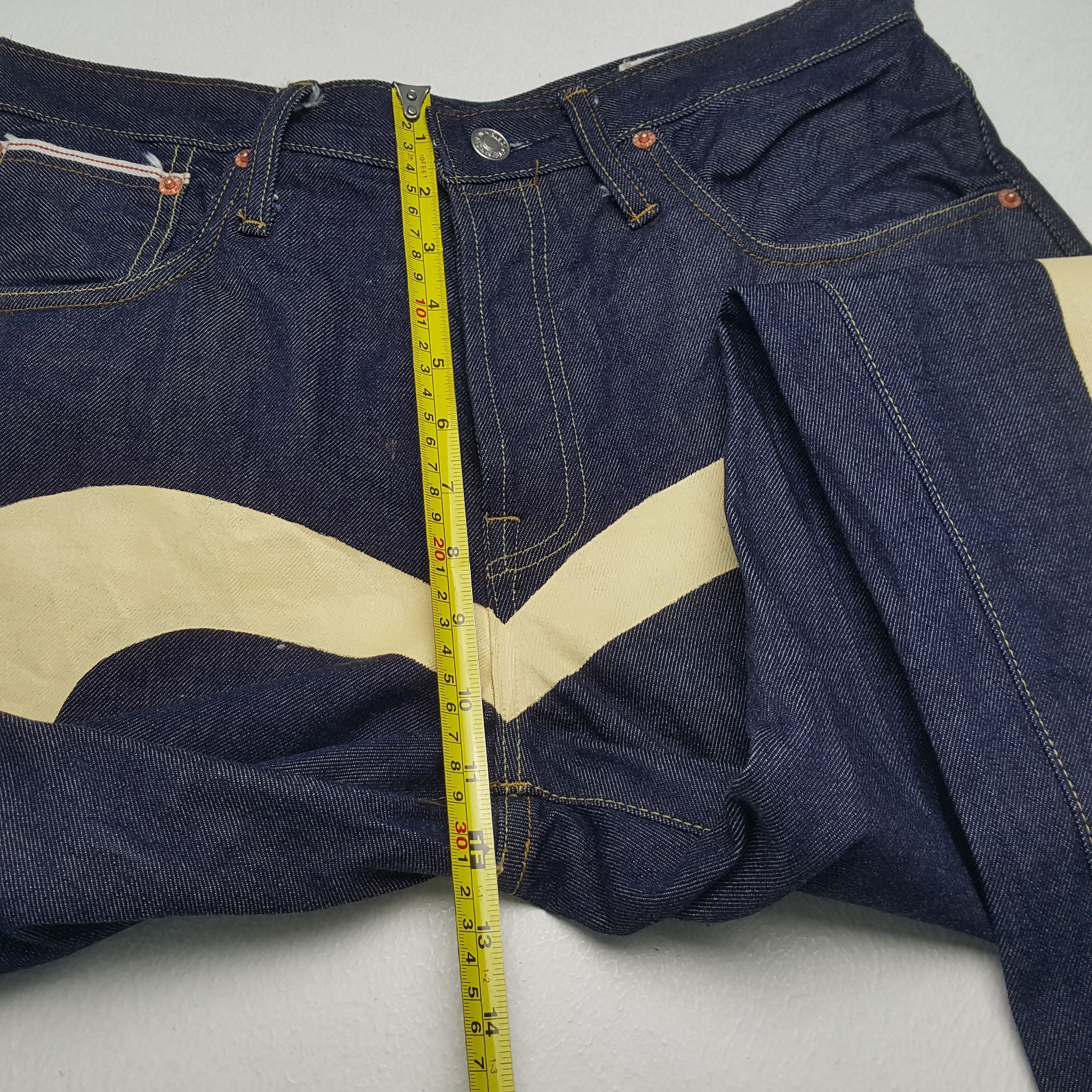 Evisu × Japanese Brand × Vintage Vintage EVISU Japanese Brand Daicock Custom Denim Jeans Size US 32 / EU 48 - 8 Thumbnail