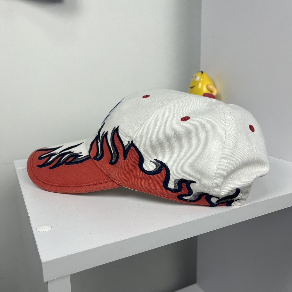 Designer × Vintage 🛻VINTAGE🛻 Volkswagen Racing flame logo baseball Cap Size ONE SIZE - 4 Thumbnail