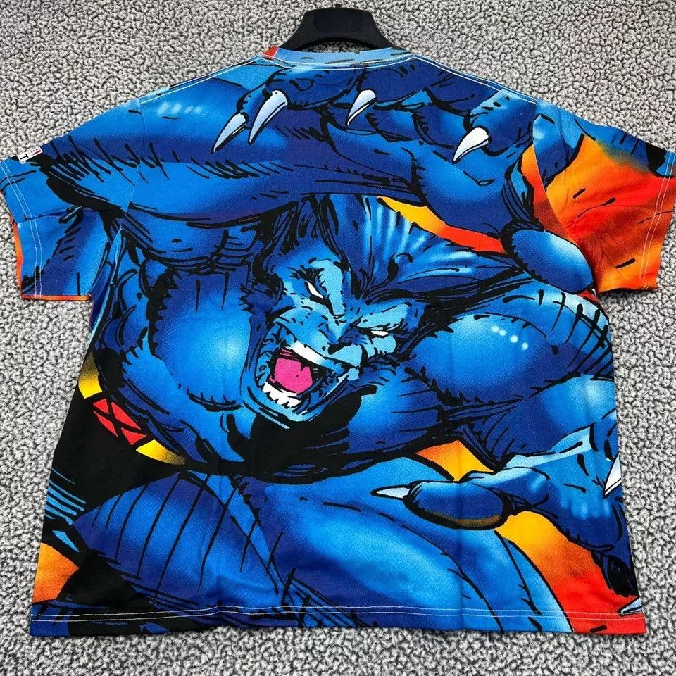 Marvel Comics Marvel X-Men Beast Oversized All Over Print Retro Bait 3XL Size US XXL / EU 58 / 5 - 2 Thumbnail