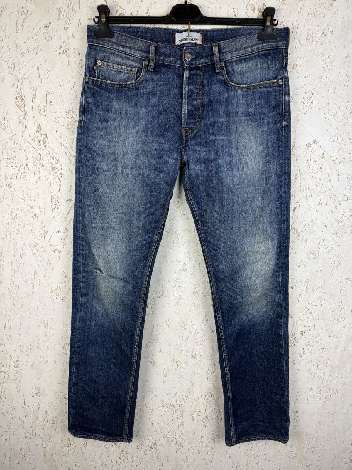 Stone Island Stone Island SS15 Denim Jeans Blue Size W31 Size US 31 - 1 Thumbnail