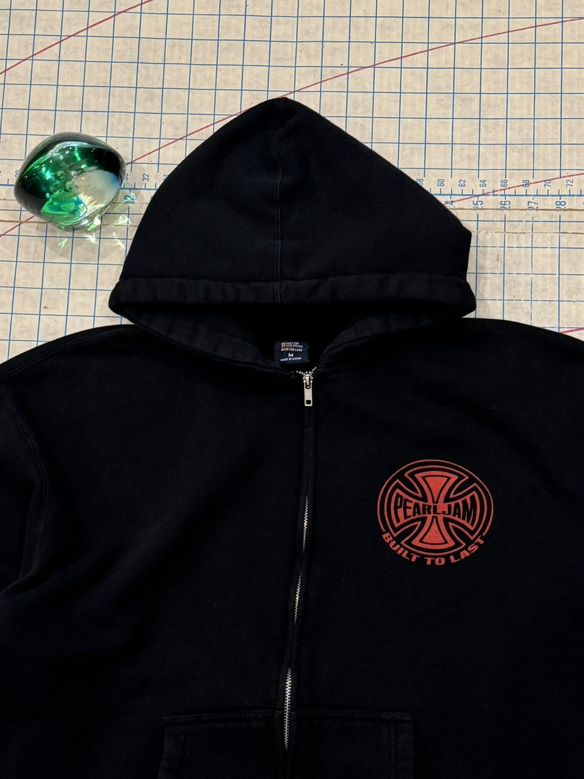 Band Tees Pearl Jam Built To Last Full Zip Hoodie Black Fits Large Size US L / EU 52-54 / 3 - 7 Thumbnail