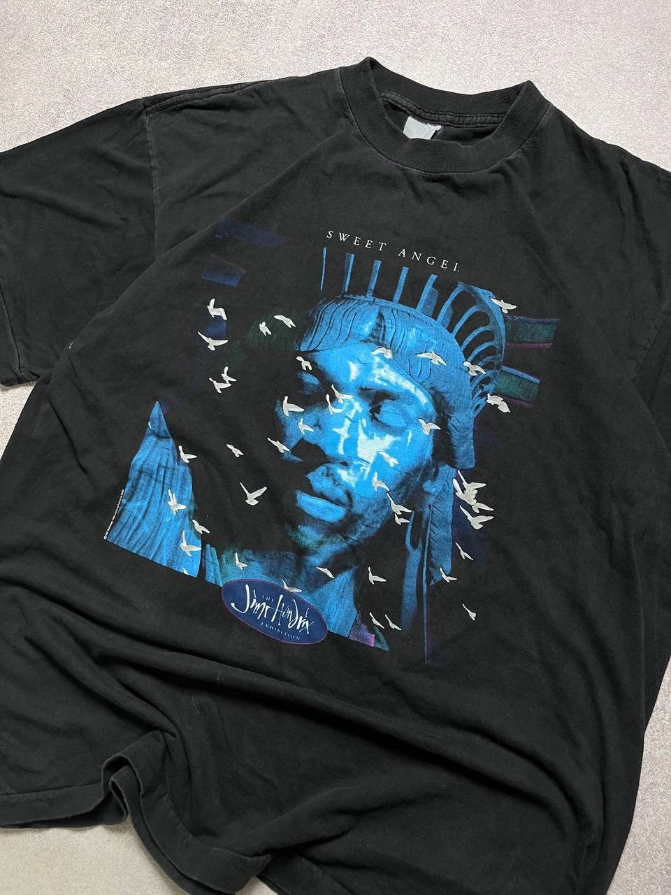 Band Tees × Vintage Vintage 1994 Jimi Hendrix Sweet Angel single stitch t-shirt Size US L / EU 52-54 / 3 - 2 Thumbnail
