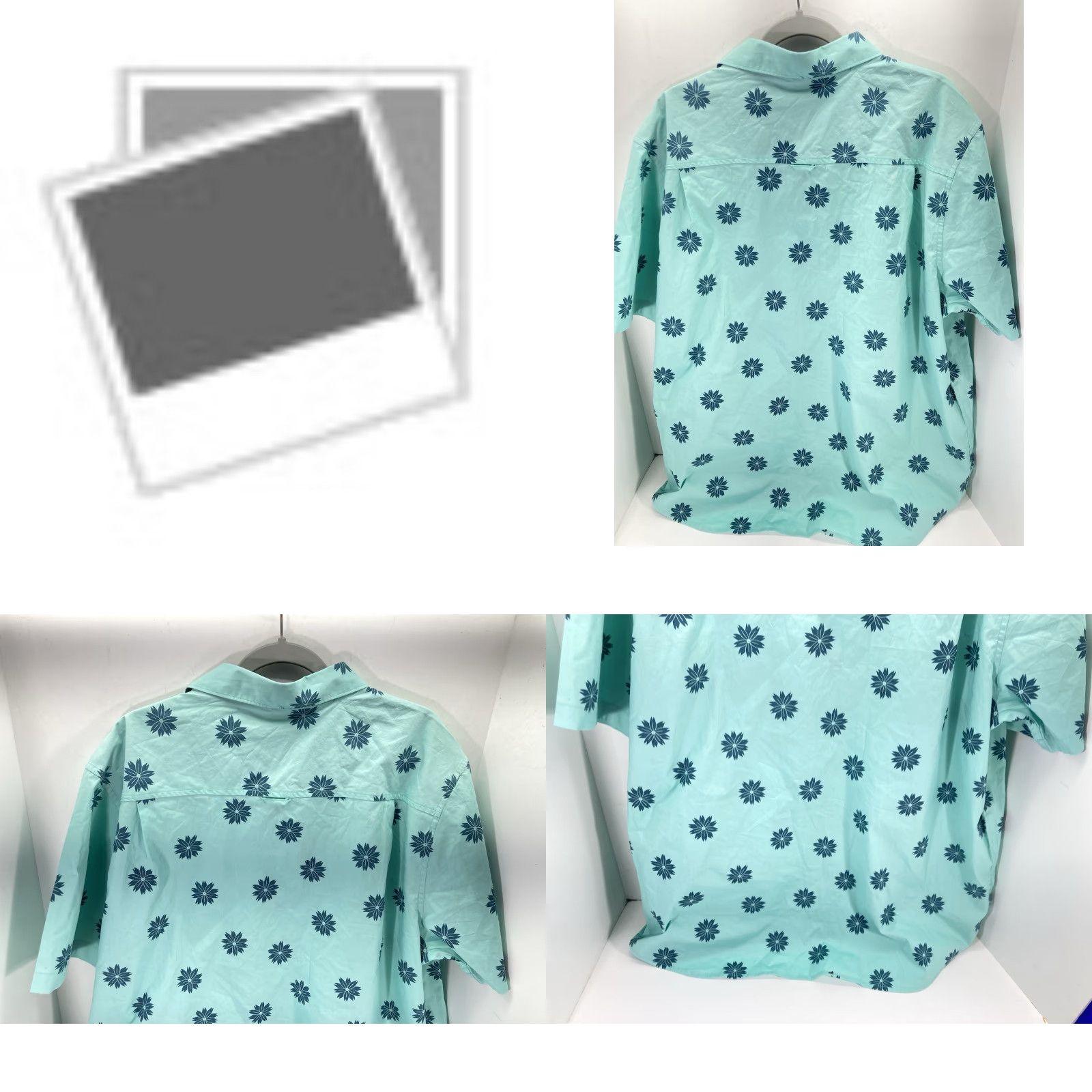 Hurley Hurley Patio Cabana Shirt Men 2XL Green Floral Button Short Sleeve Casual NWT Size US XXL / EU 58 / 5 - 8 Thumbnail