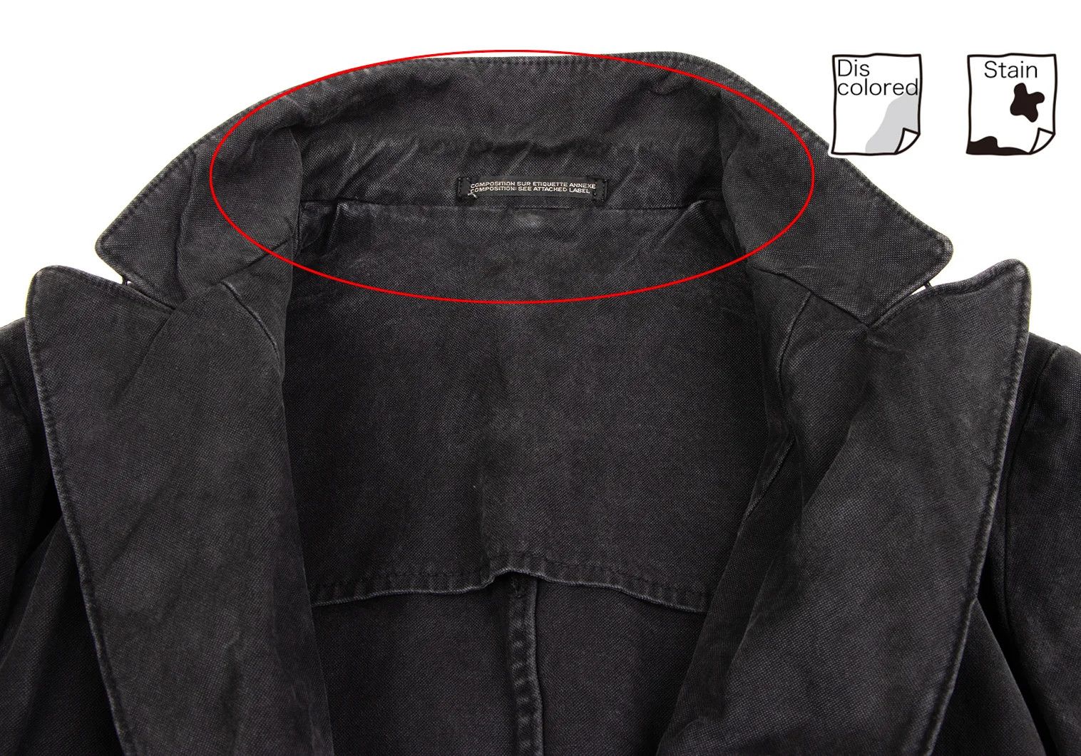 Yohji Yamamoto Yohji Yamamoto Cotton Canvas Jacket Charcoal Size US M / EU 48-50 / 2 - 4 Thumbnail