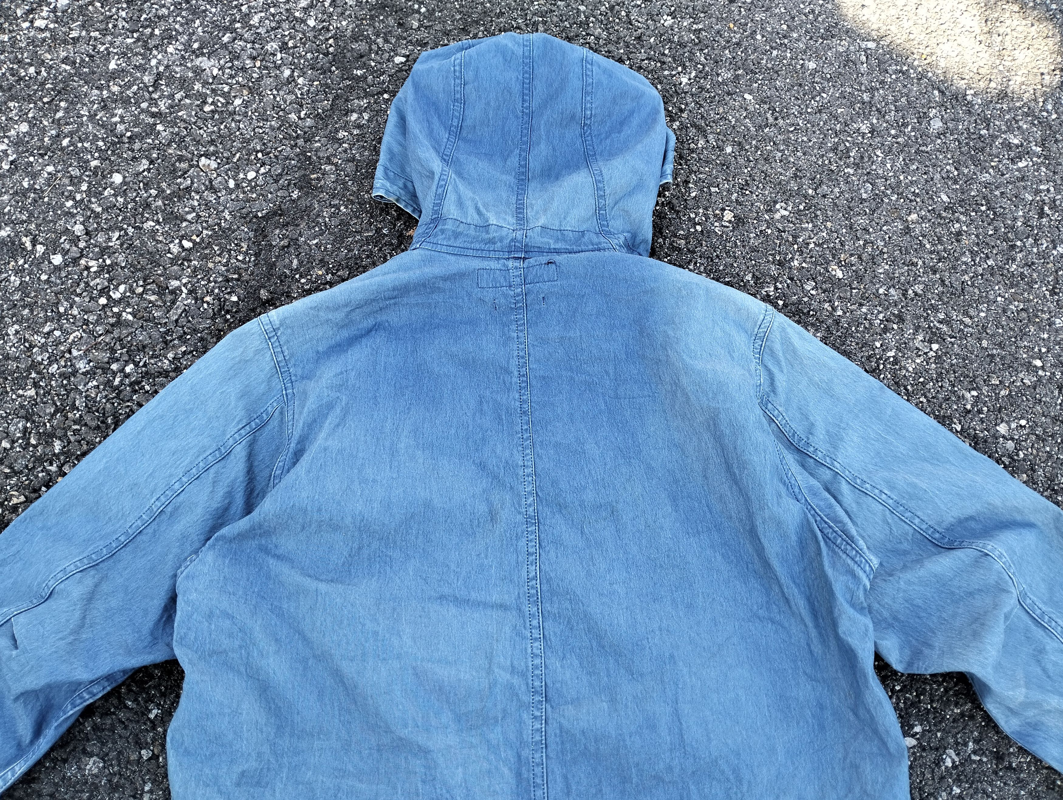 Freemans Sporting Club Vintage Freemans Sporting Club Soft DenimLong Jacket Hoodie Size US M / EU 48-50 / 2 - 14 Thumbnail