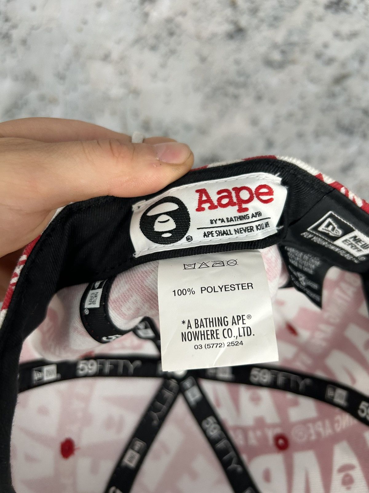 Aape New Era x A Bathing Ape Aape Full Cap Rap Japanese Hype Size ONE SIZE - 6 Thumbnail