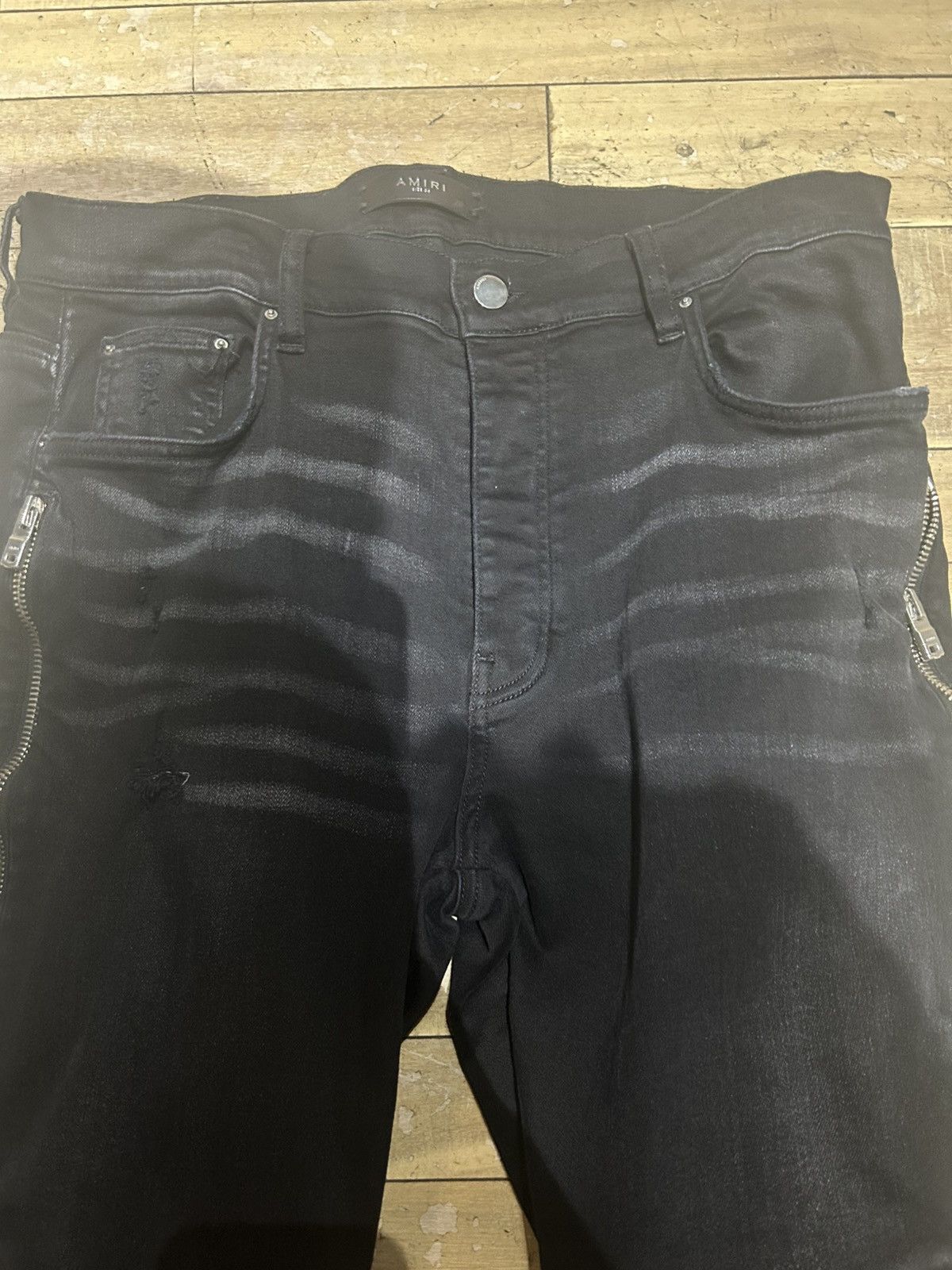 Amiri Amiri MX2 Brown Patch Jeans Size US 36 / EU 52 - 4 Thumbnail