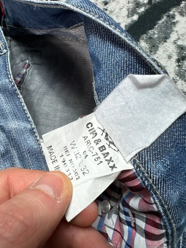 Other Vintage Cipo Baxx blue 32 denim jeans Size US 32 / EU 48 - 8 Thumbnail