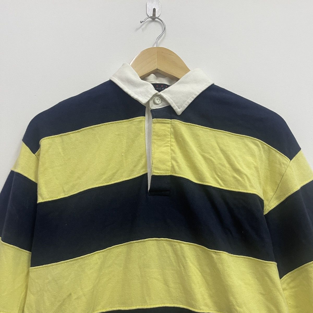 Vintage Polo T-Collar Long Sleeve Shirt Stripe Vintage Size US L / EU 52-54 / 3 - 2 Thumbnail
