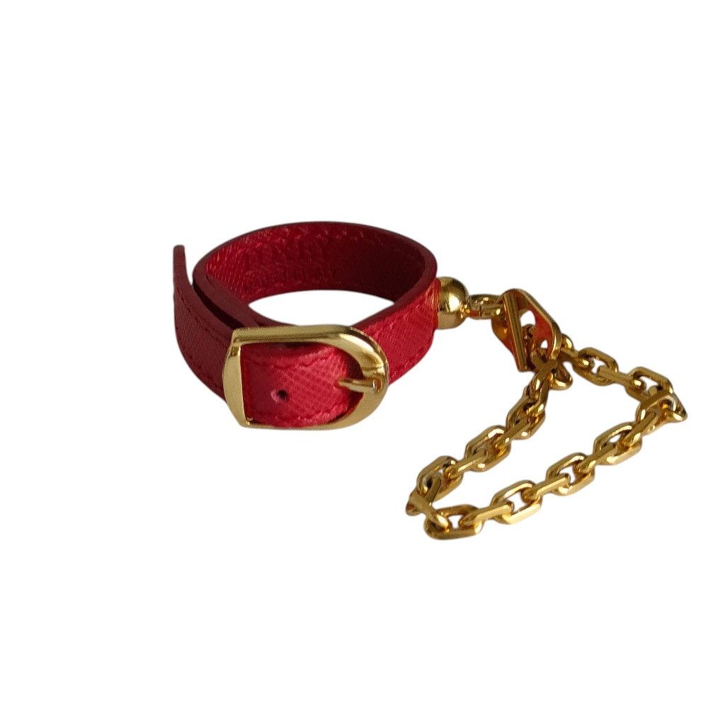 Other Other FOXEY Logo Embossed Glove Holder Charm Glove Holder Leather Charm Size ONE SIZE - 1 Thumbnail