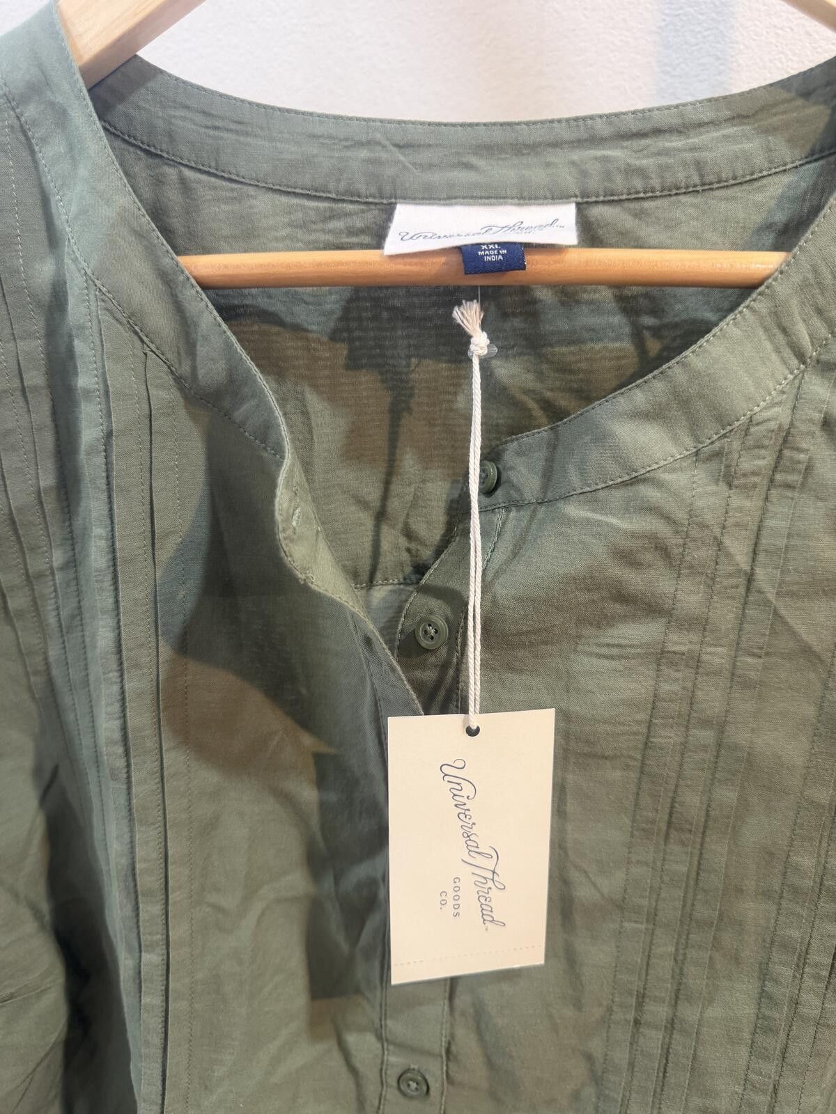 Other XXL Brand New Boho chic half-sleeve khaki Size XXL / US 16-18 / IT 52-54 - 2 Thumbnail