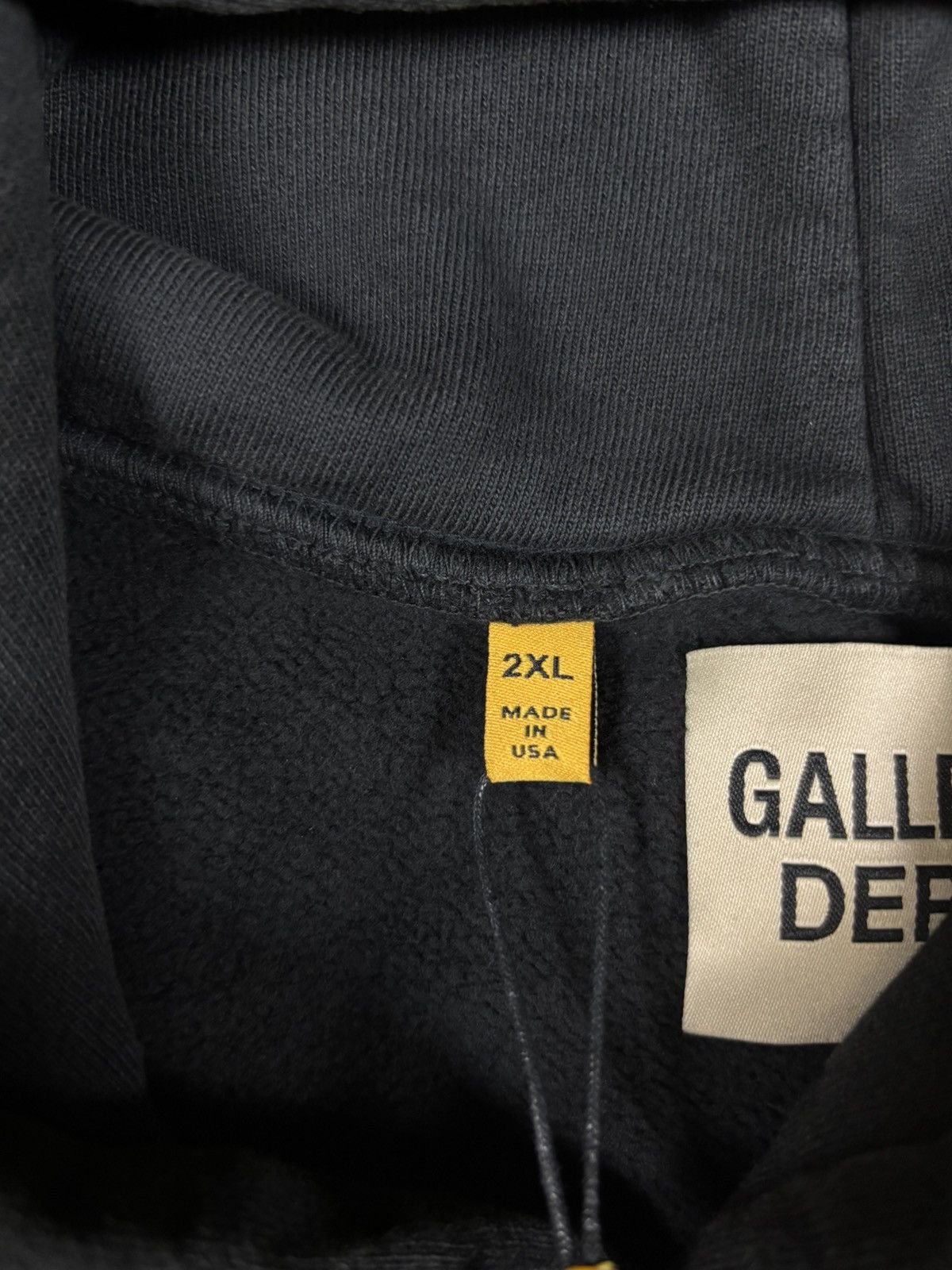 Gallery Dept. Gallery Dept Dept de la Gallery Hoodie, Black Size US XXL / EU 58 / 5 - 7 Thumbnail