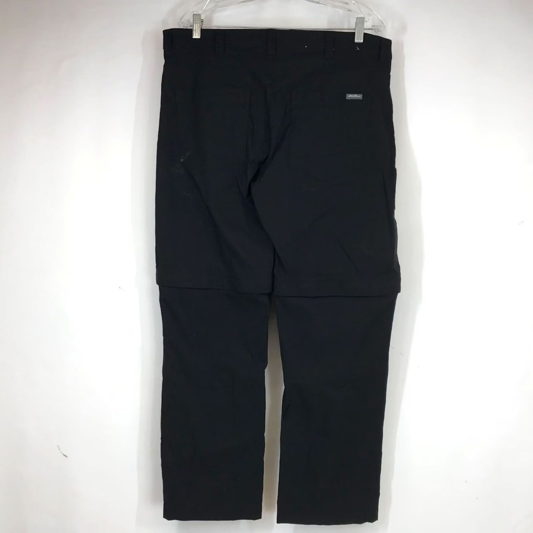 Eddie Bauer Eddie Bauer Mens 38 X 30 Black Convertible Hiking Camping Pants Size US 38 / EU 54 - 4 Thumbnail