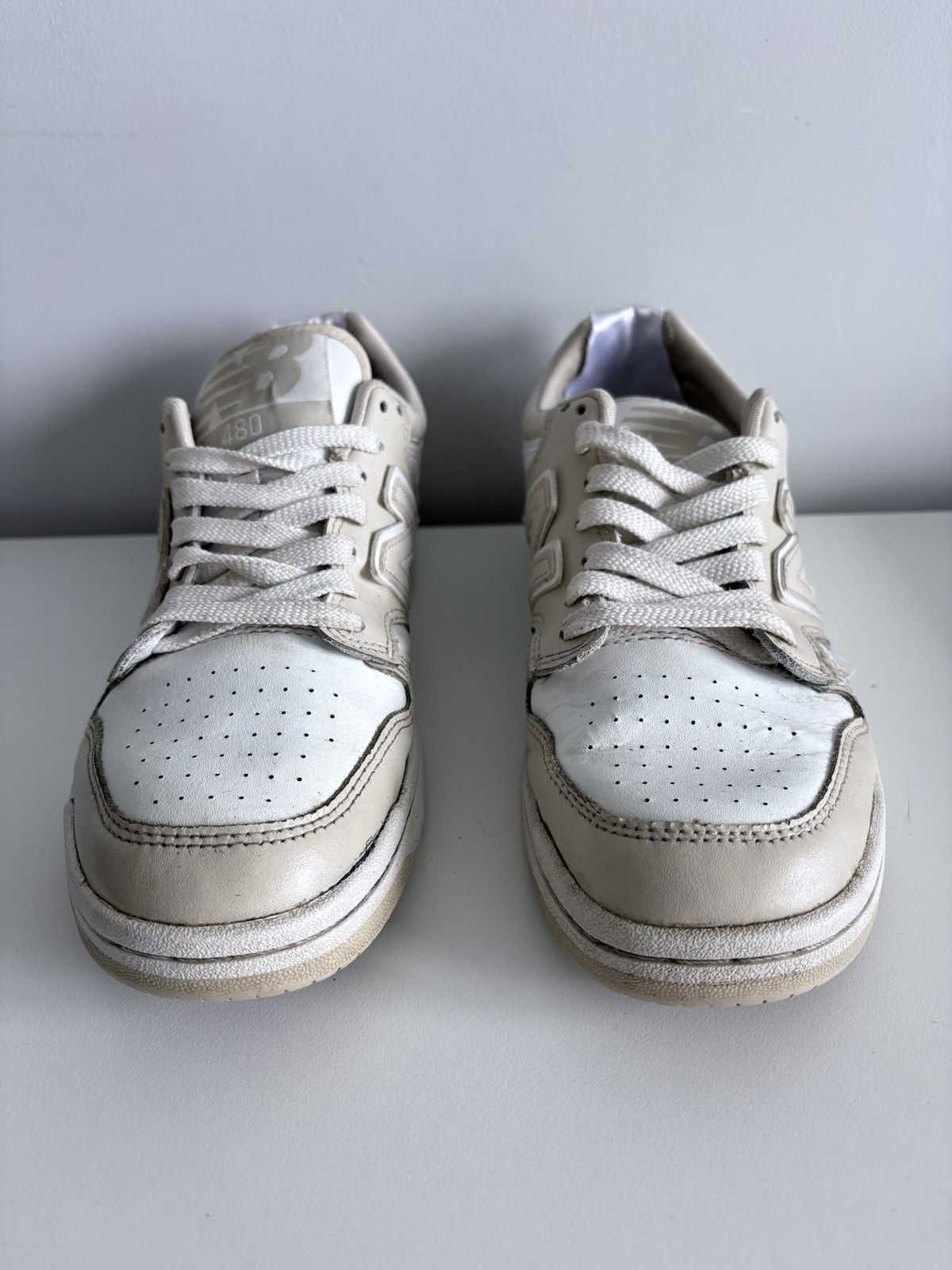 New Balance New Balance 480 beige women's leather sneakers size 40 Size US 10 / IT 40 - 4 Thumbnail