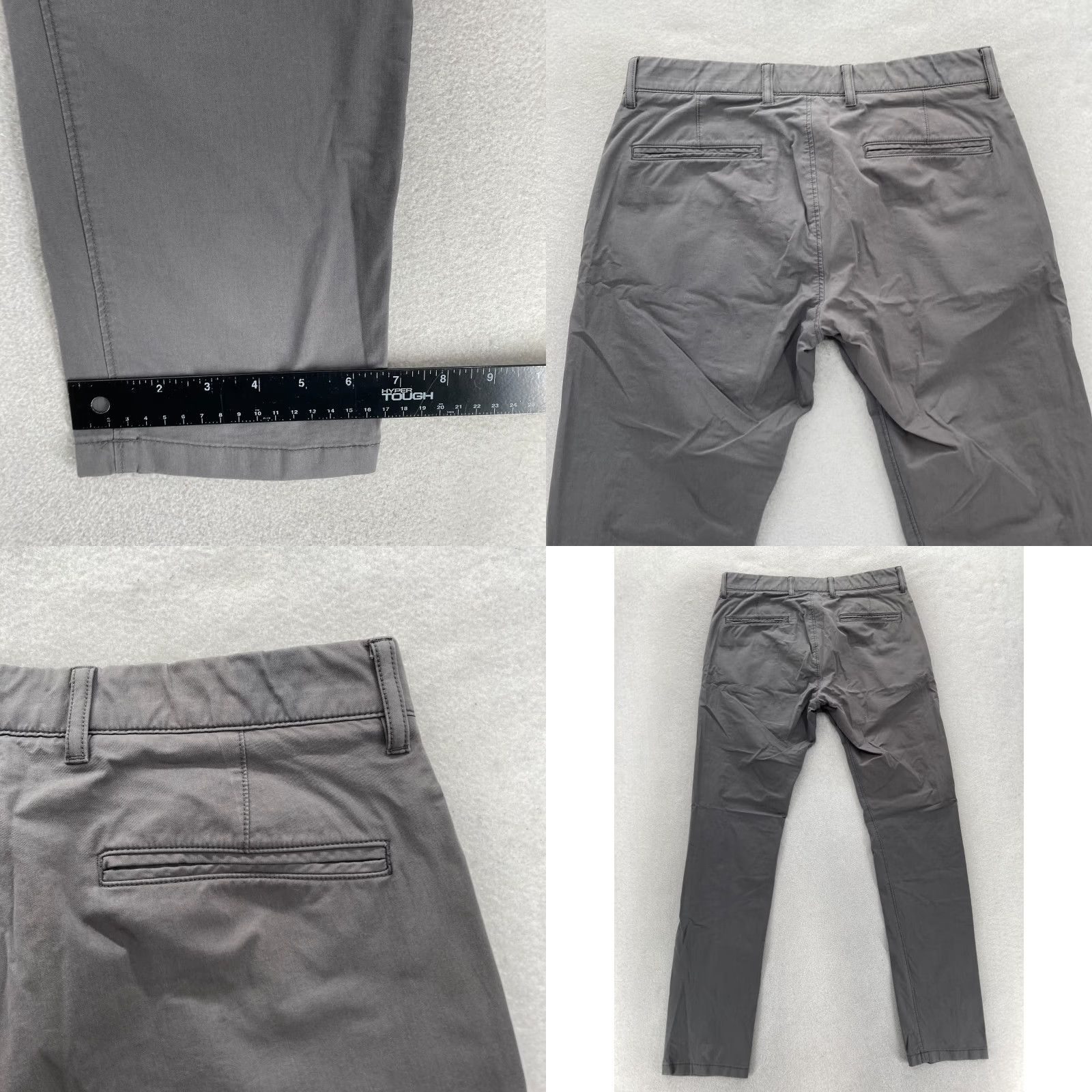 J.Crew J.CREW 484 Slim Tech Pants Mens 28x32 Gray Stretch Preppy Travel Midweight Size US 28 / EU 44 - 9 Thumbnail