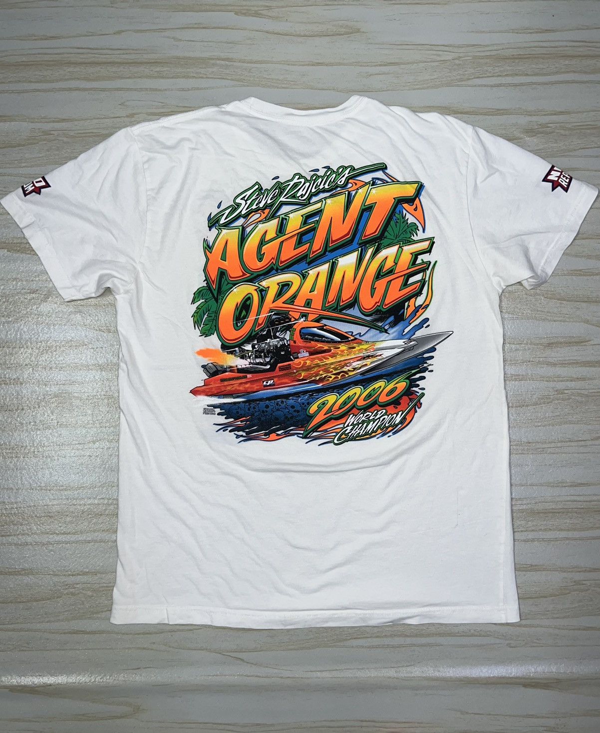 Other Steve Rajcic's Agent Orange drag boat Y2k Tee Size US M / EU 48-50 / 2 - 1 Thumbnail