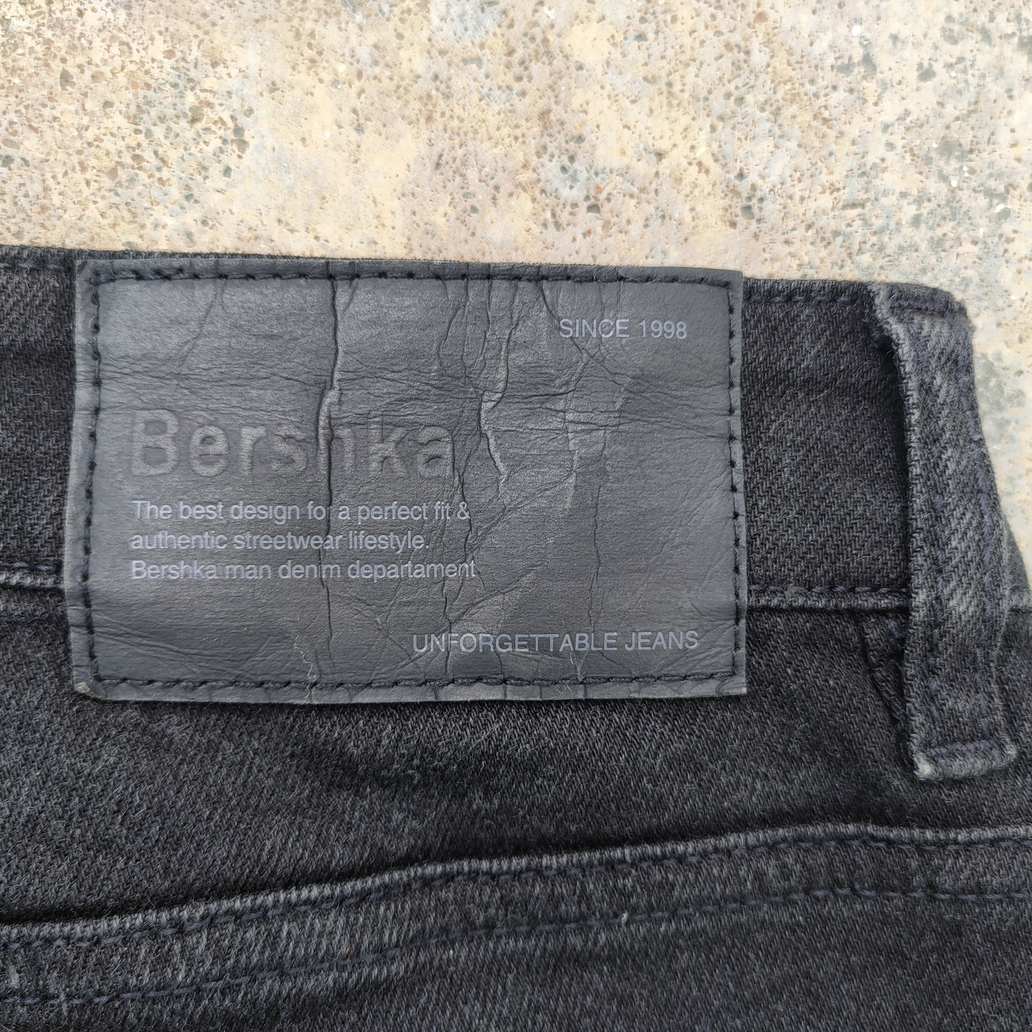 Japanese Brand × Jean VINTAGE JAPANESE SKINNY BLACK RIPPED DENIM JEANS PANTS Size US 30 / EU 46 - 13 Thumbnail