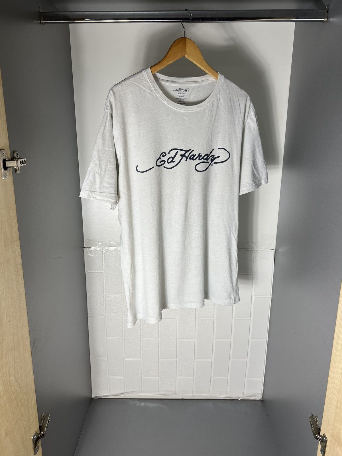 Ed Hardy VINTAGE ED HARDY BY CHRISTIAN AUDIGIER DESIGNER Y2K 90s SK8 Size US XL / EU 56 / 4 - 2 Thumbnail