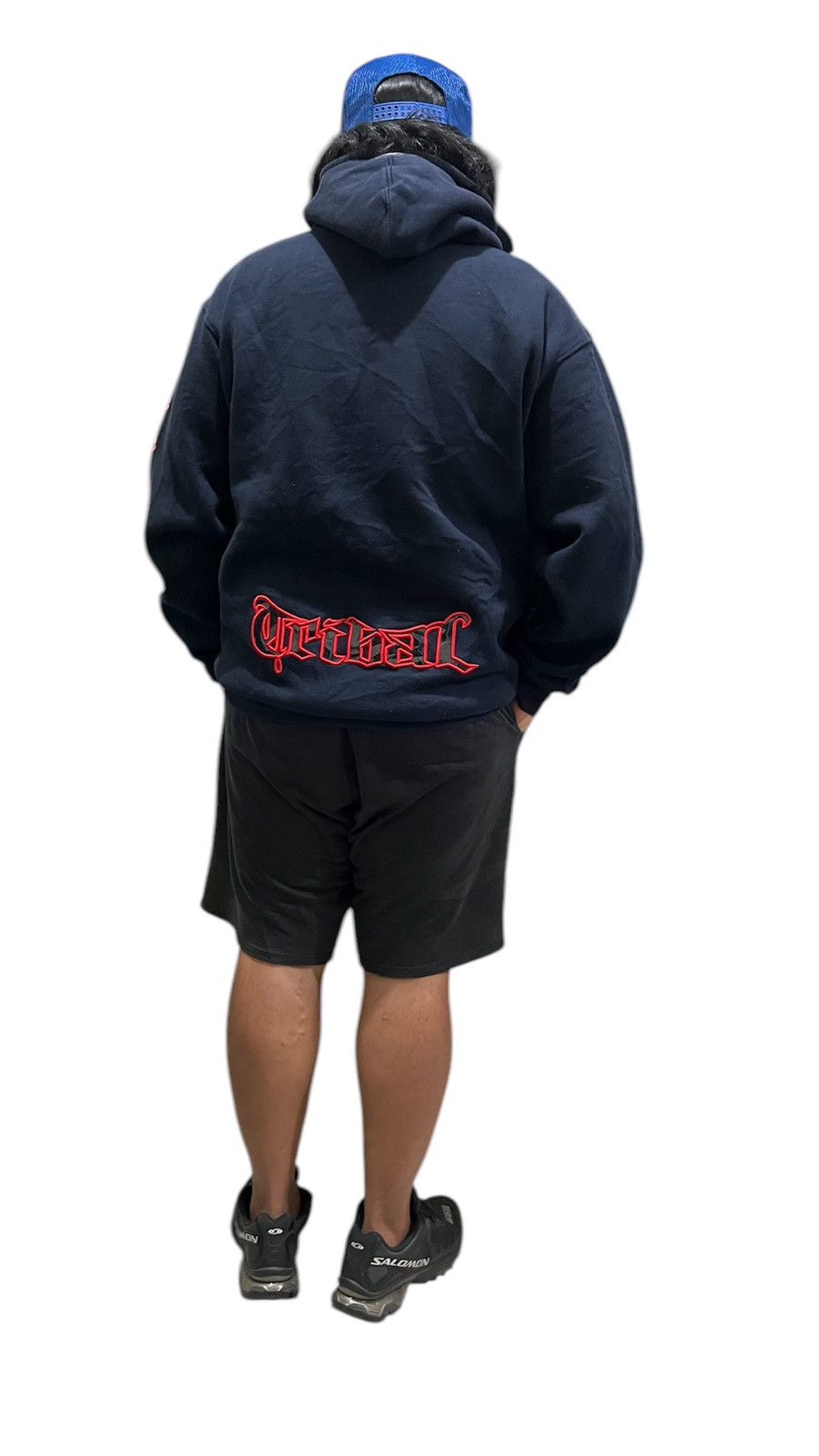 Tribal Streetwear vintage y2k tribal gear taped logo hoodie Size US XL / EU 56 / 4 - 3 Thumbnail