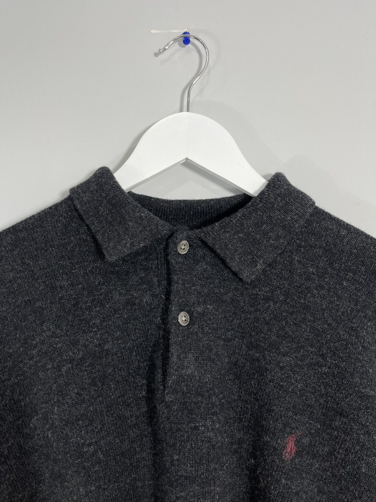 Polo Ralph Lauren Vintage Polo Ralph Lauren Collared Lambs Wool Polo Sweater Size US XXL / EU 58 / 5 - 8 Thumbnail