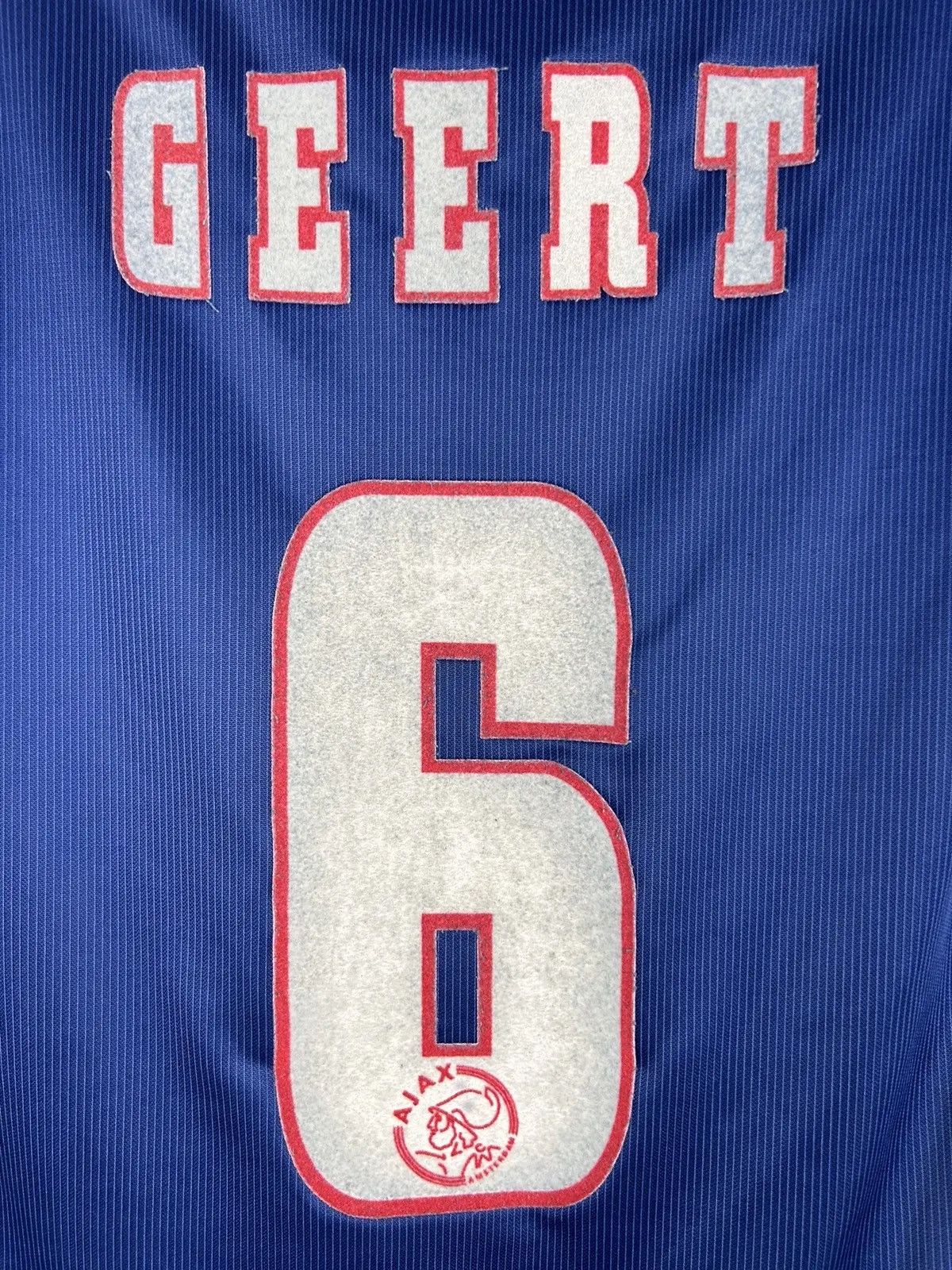Umbro 90s Vintage Ajax Amsterdam 1999/00 Away Kit Soccer Jersey Size US S / EU 44-46 / 1 - 9 Thumbnail
