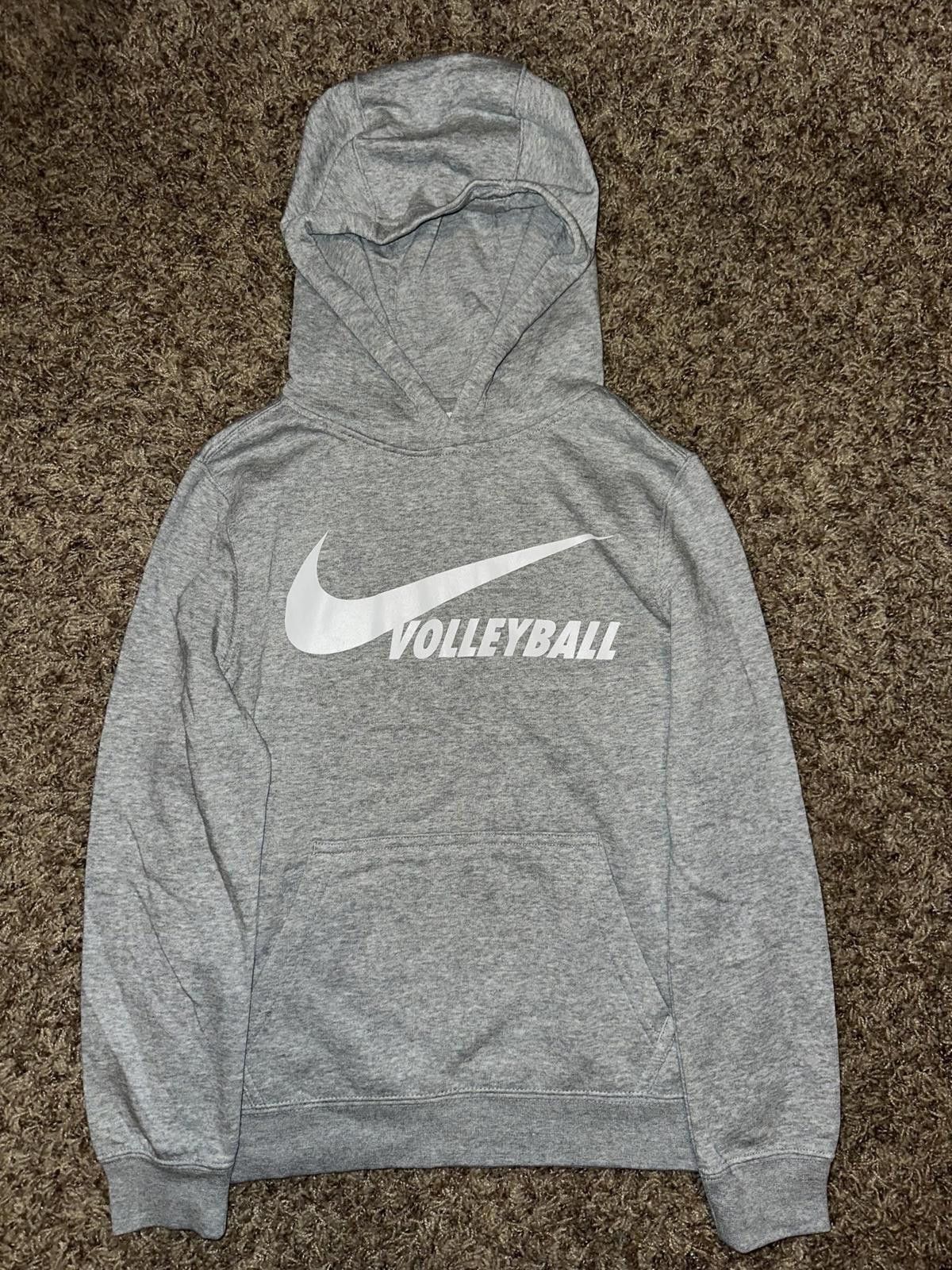 Nike Nike Big Kids (Boy’s) Club Fleece Vollyball Grey Hoodie Size US L / EU 52-54 / 3 - 1 Thumbnail