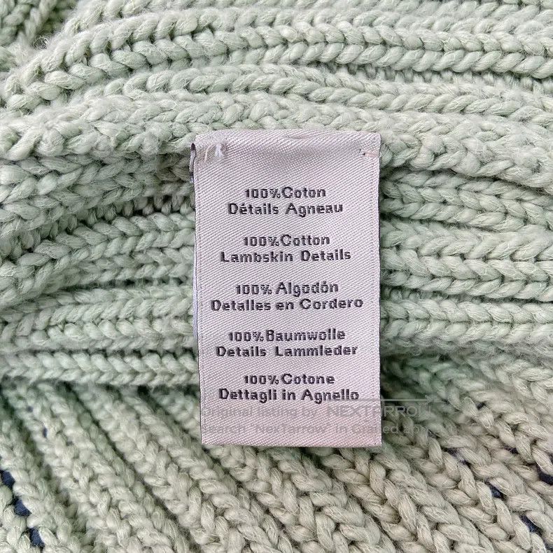 Hermes Hermes Green Knit Sweater Size US XL / EU 56 / 4 - 7 Thumbnail