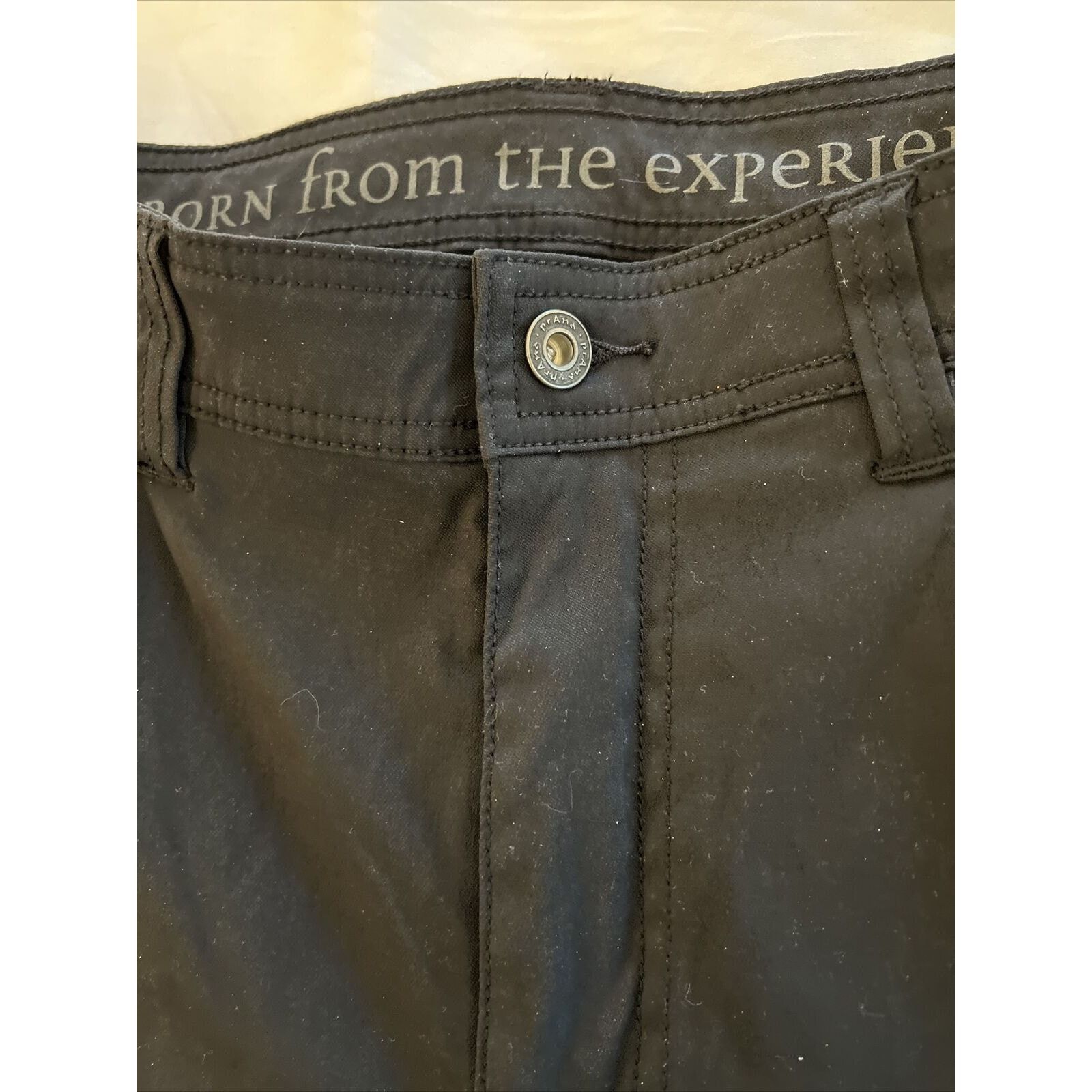 Prana PrAna Men's Hiking Pants Black Straight Slim Fit 36 x 32 Size US 36 / EU 52 - 3 Thumbnail