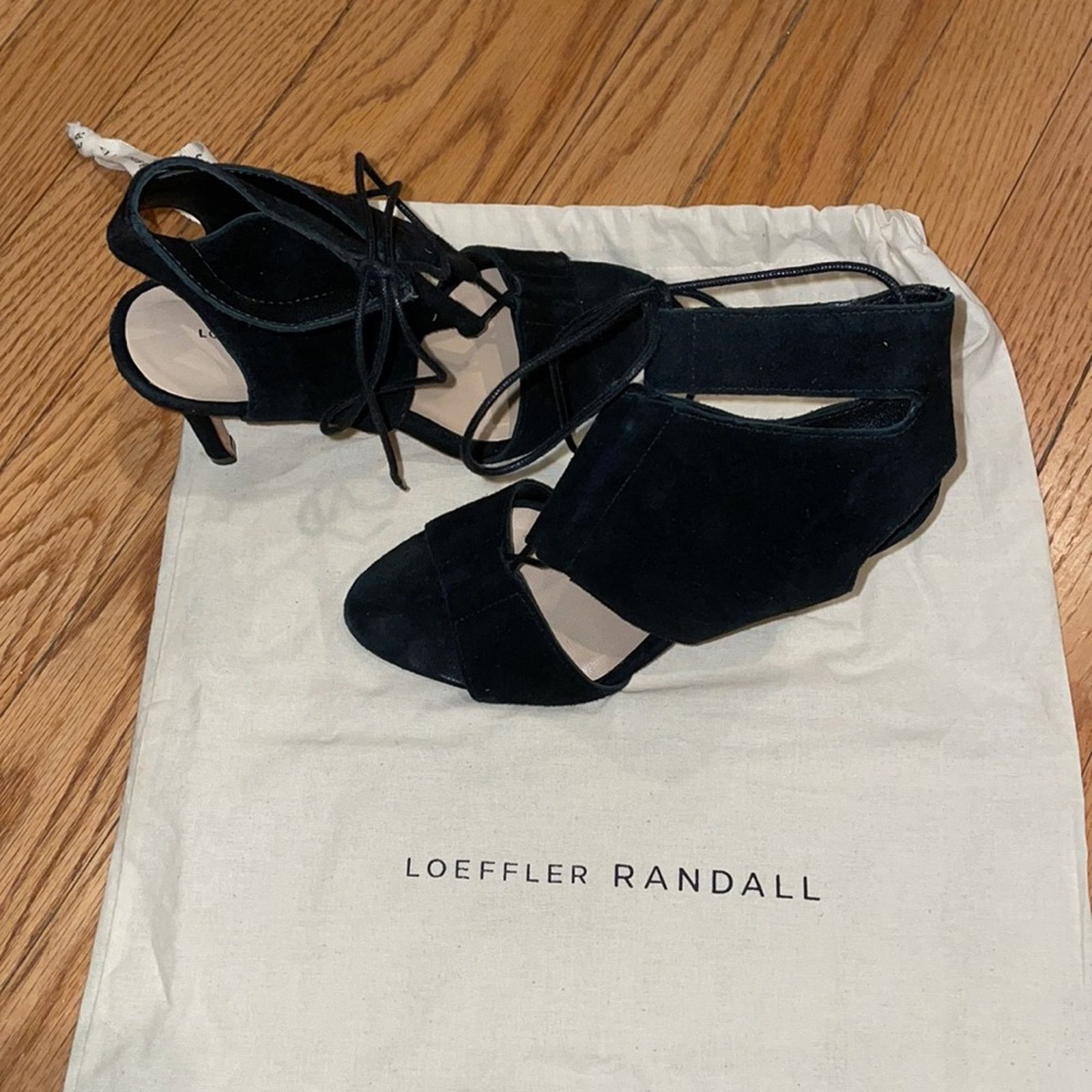 Loeffler Randall Loeffler Randall Scarlet black suede heels size 5B Size US 5 / IT 35 - 6 Thumbnail