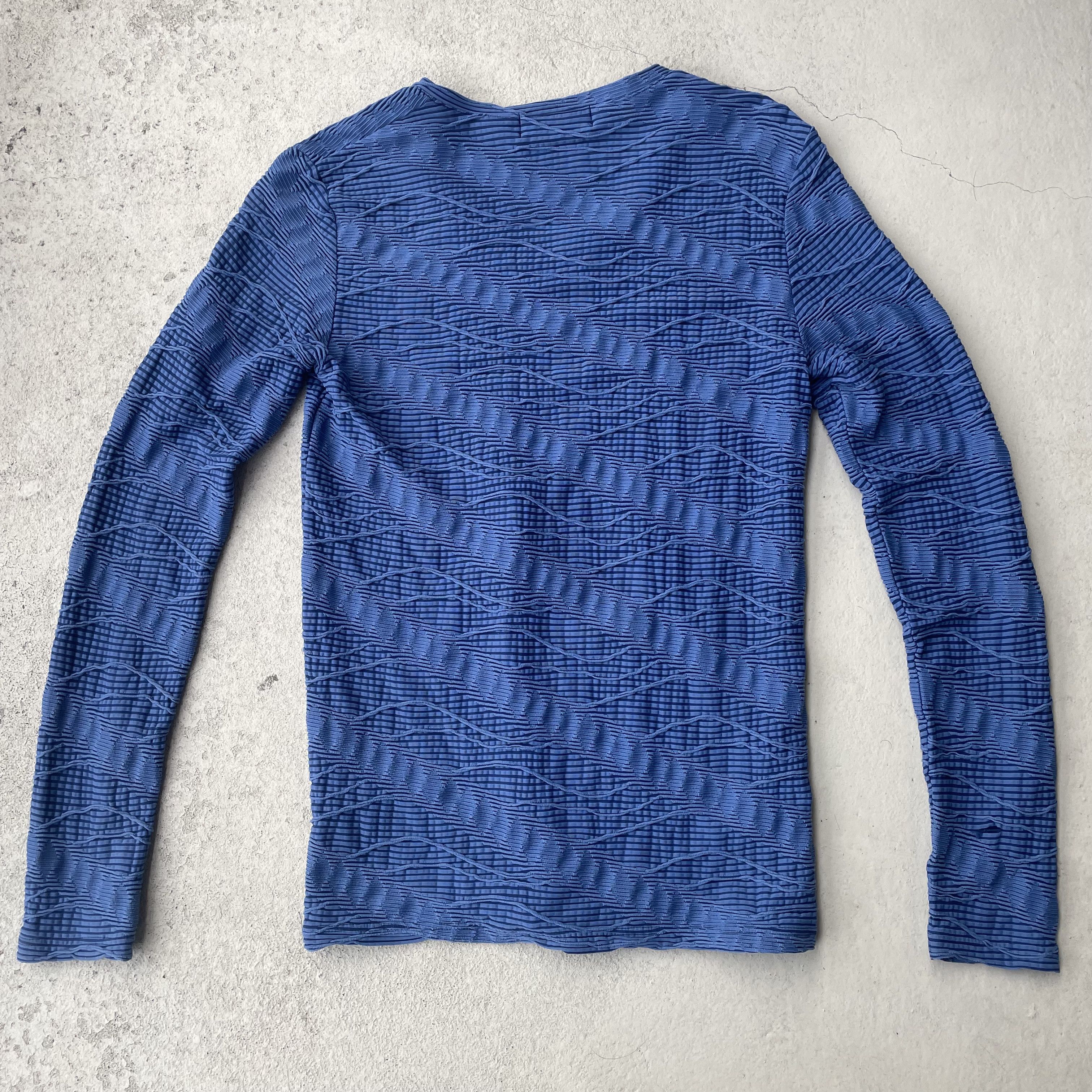 Tornado Mart 2000's Tornado Mart Japan pleated v neck long sleeve Size US M / EU 48-50 / 2 - 2 Thumbnail